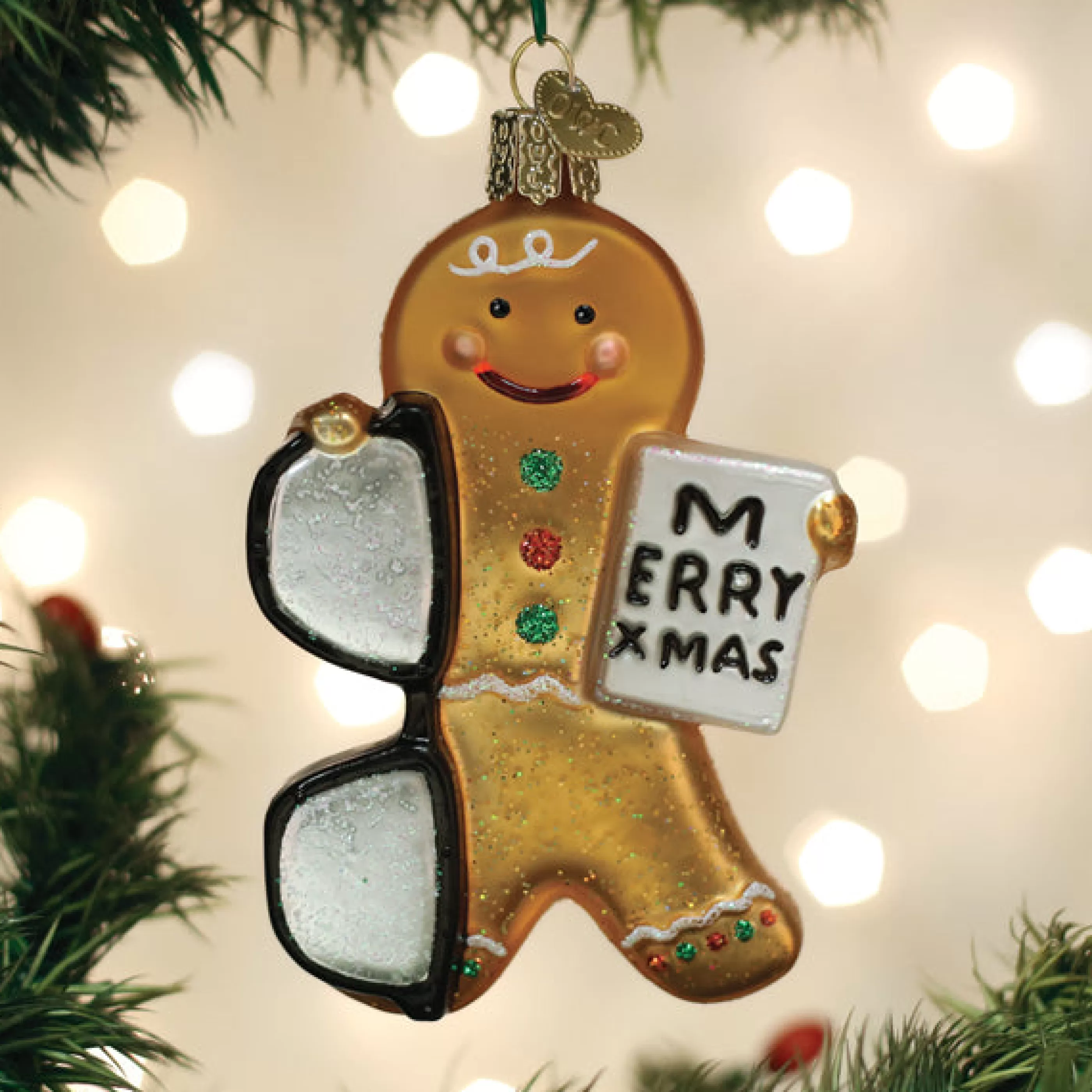 EAST WEST Gingerbread Optometrist Ornament