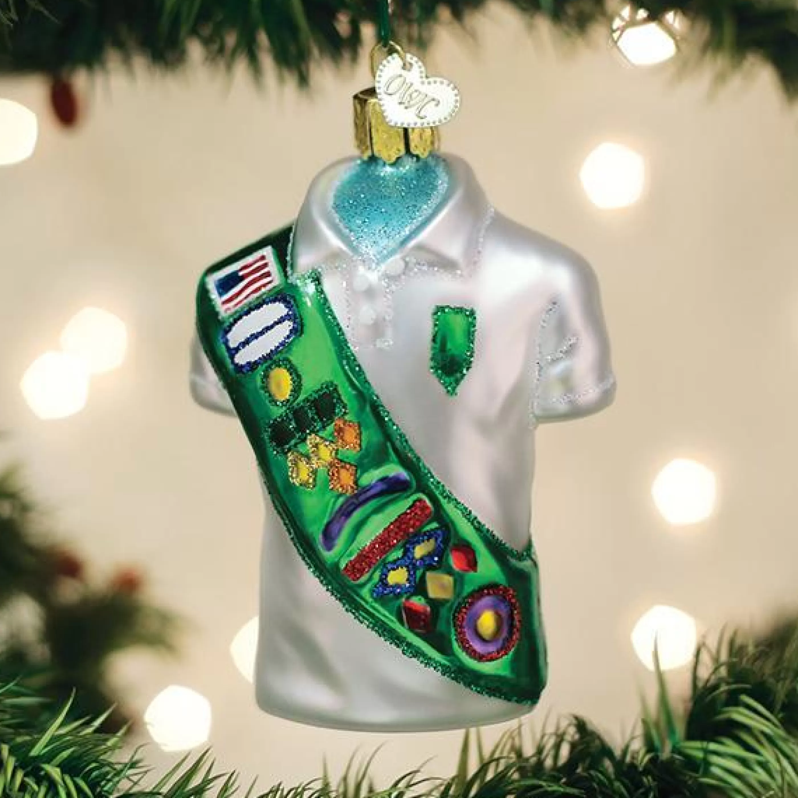 EAST WEST Girl Scout Uniform Ornament