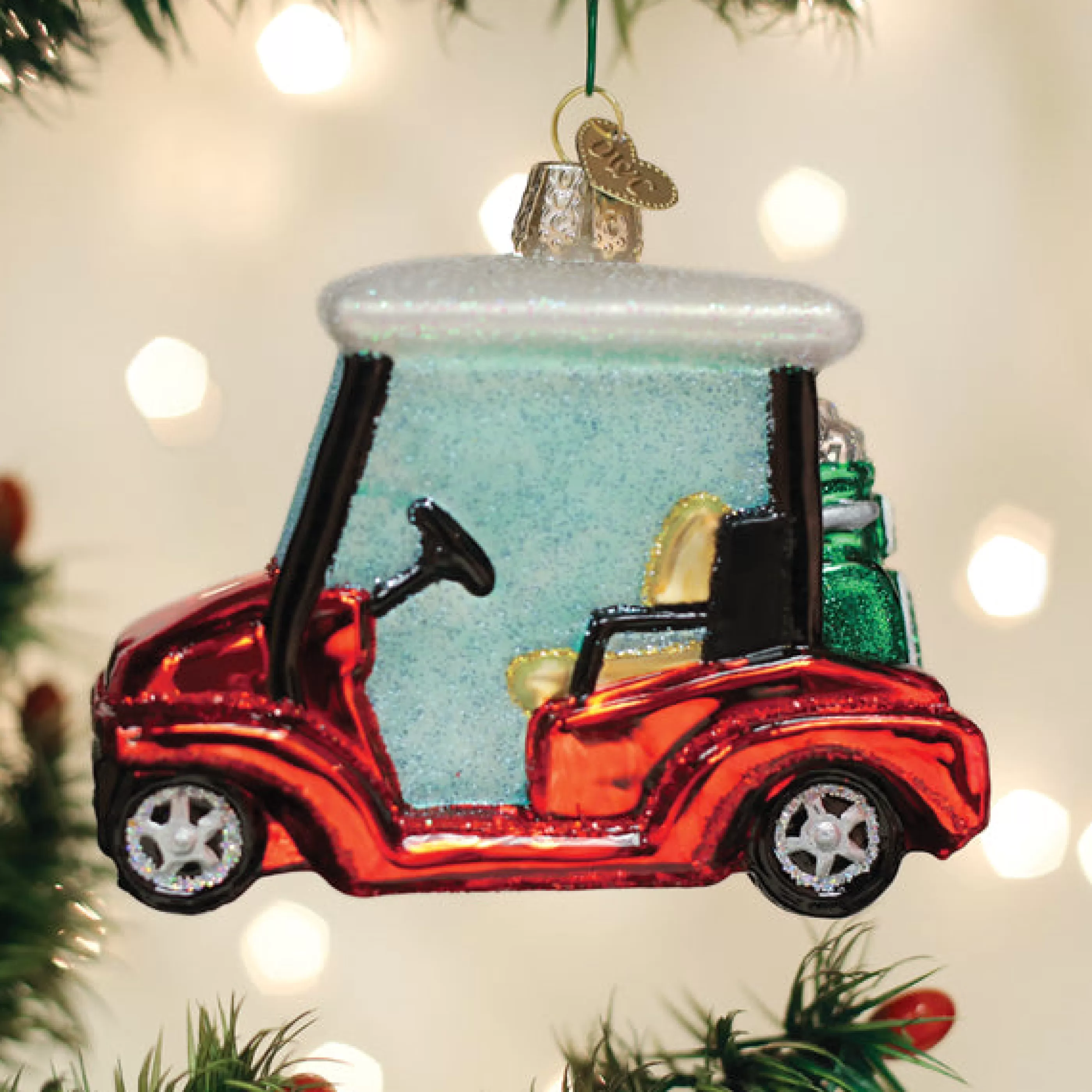 EAST WEST Golf Cart Ornament