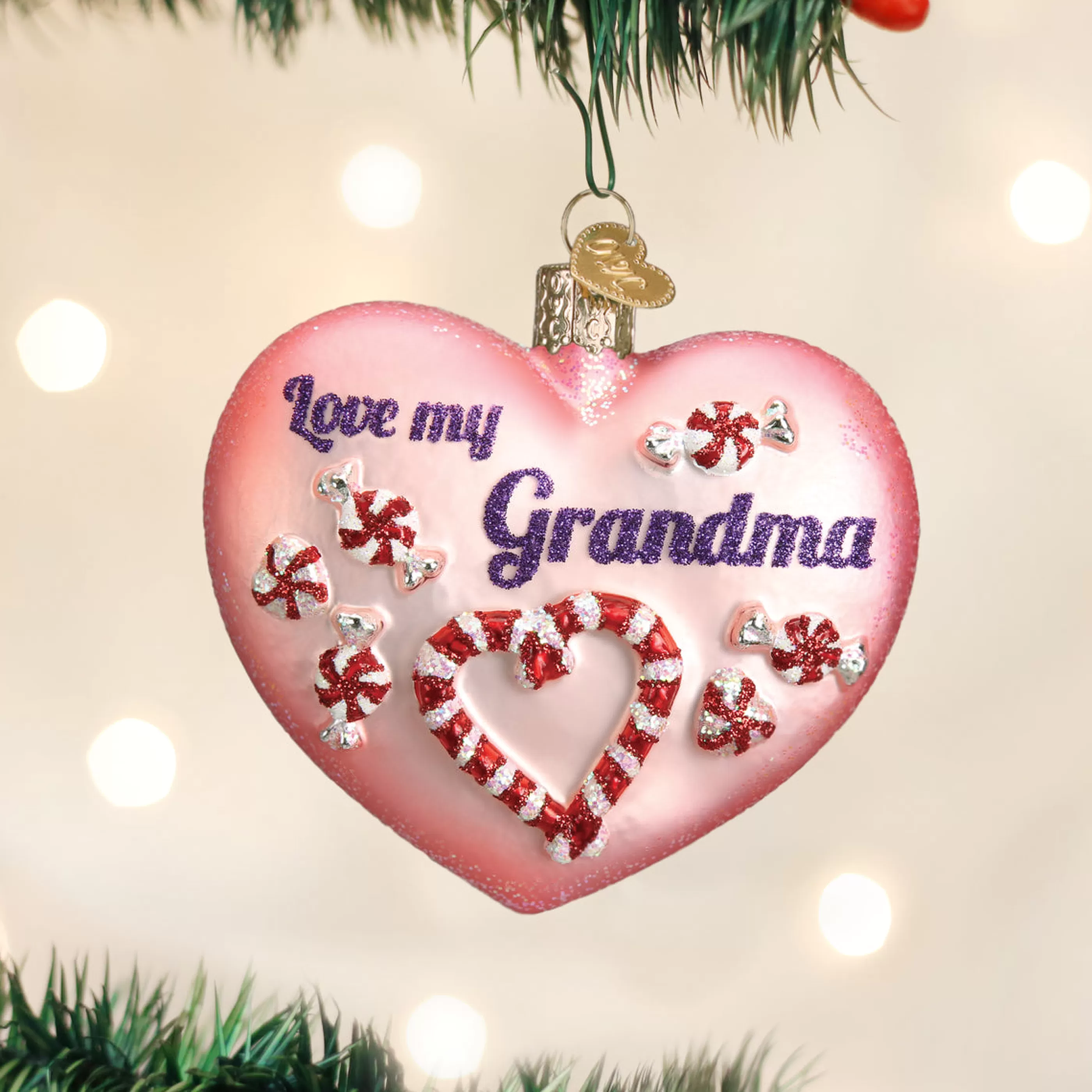 Kasa World Ltd Grandma Heart Ornament