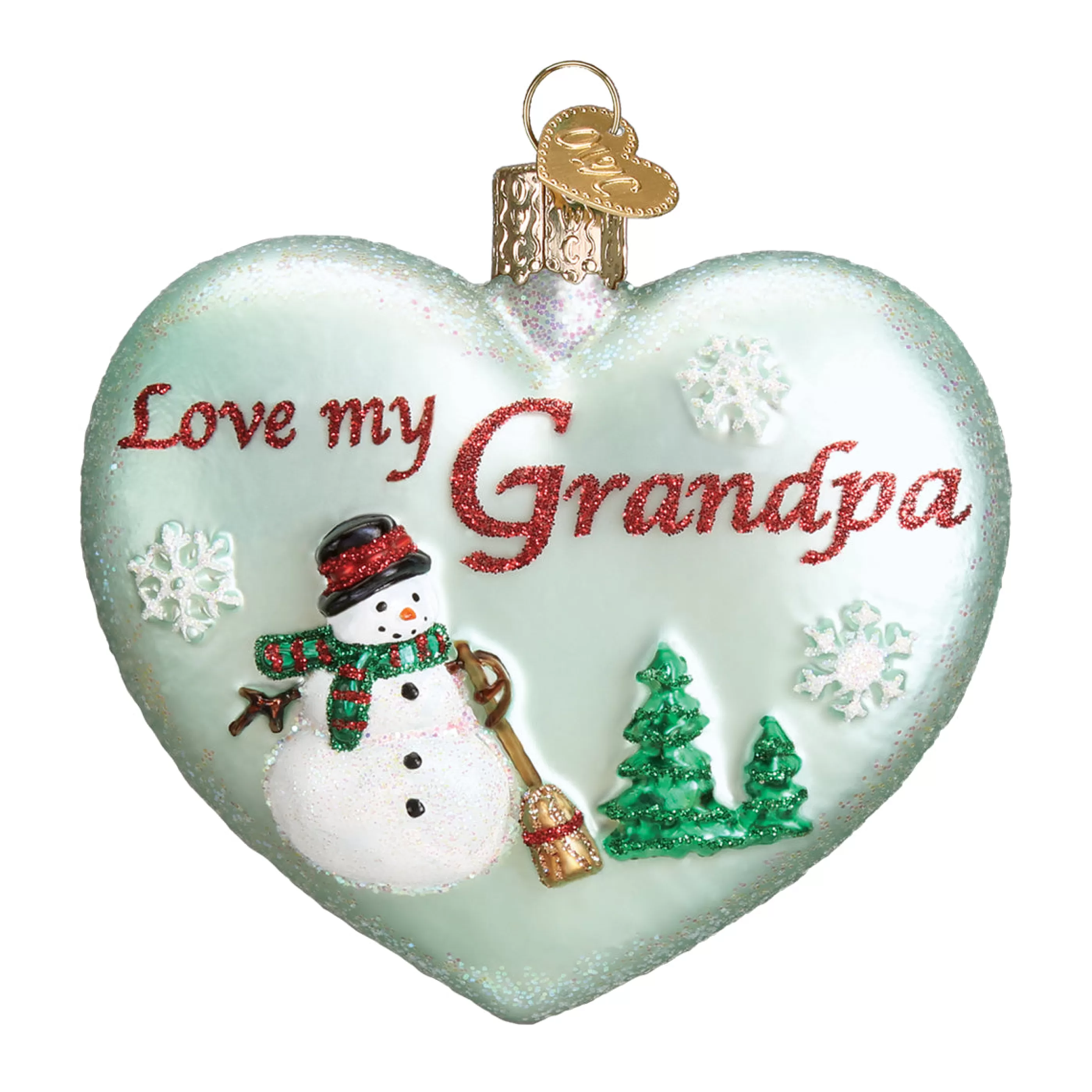 Kasa World Ltd Grandpa Heart Ornament