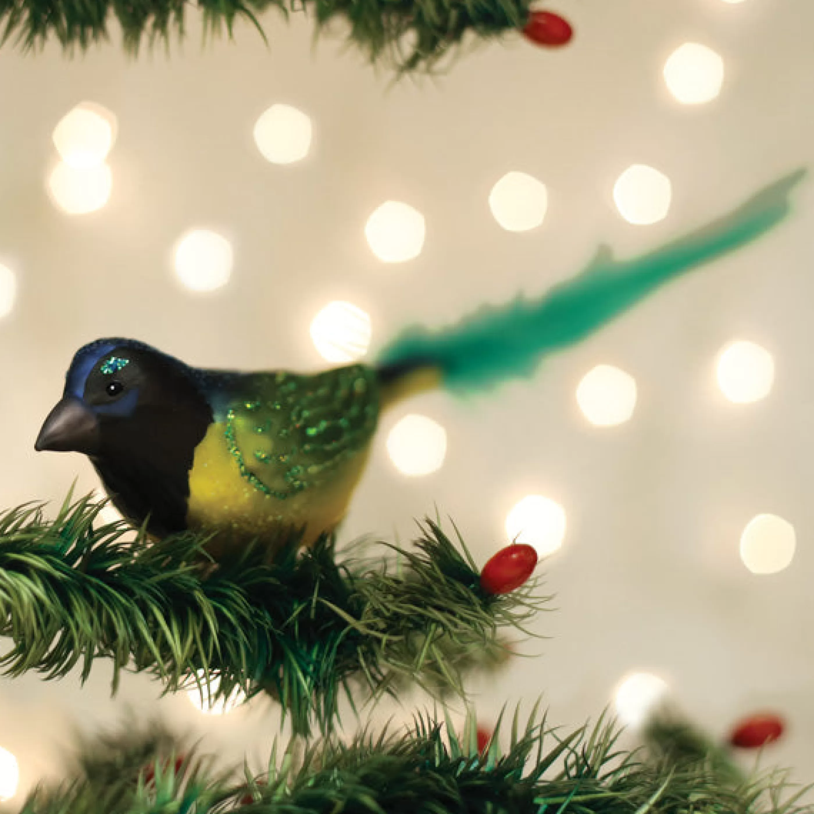 Kasa World Ltd Green Jay Ornament