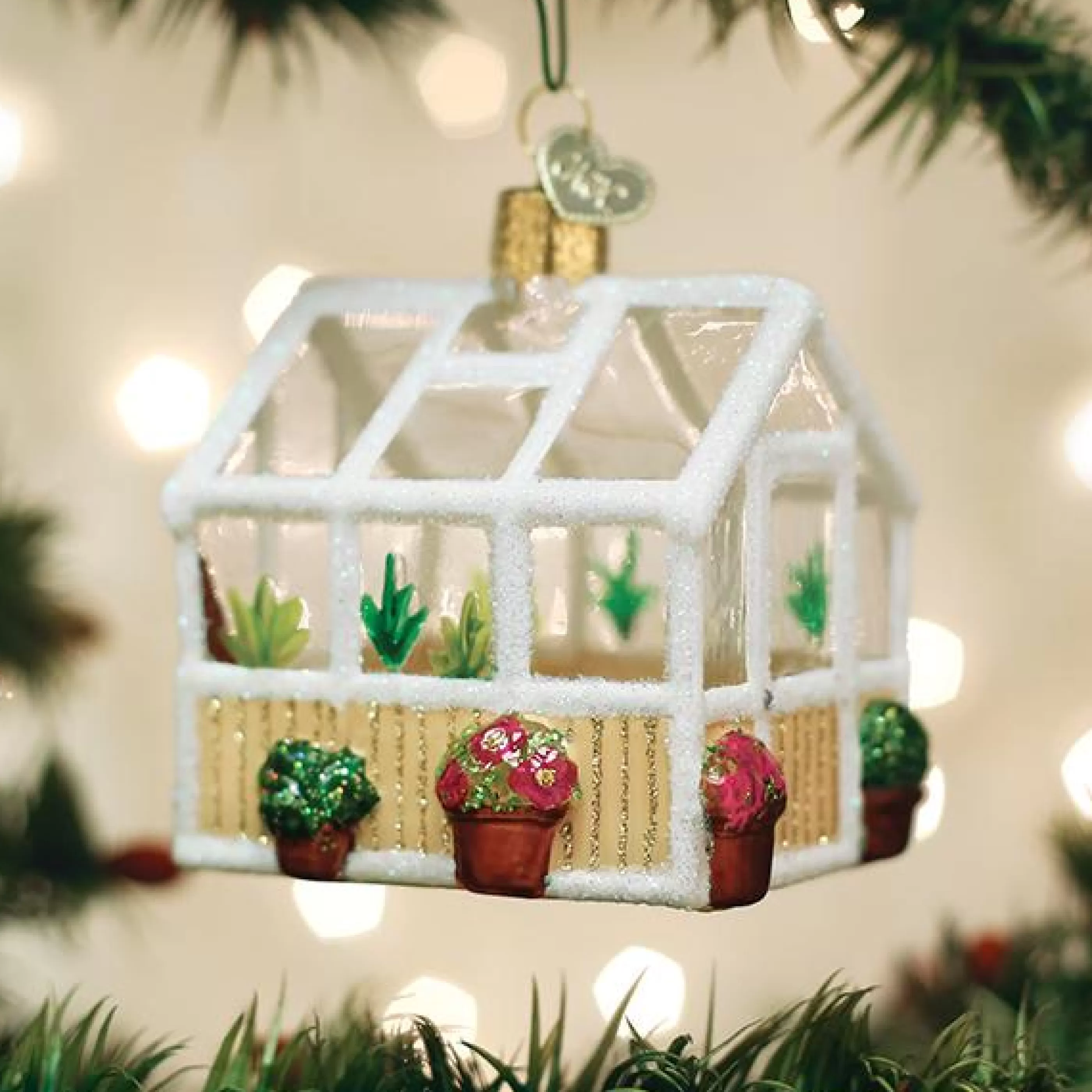 EAST WEST Greenhouse Ornament