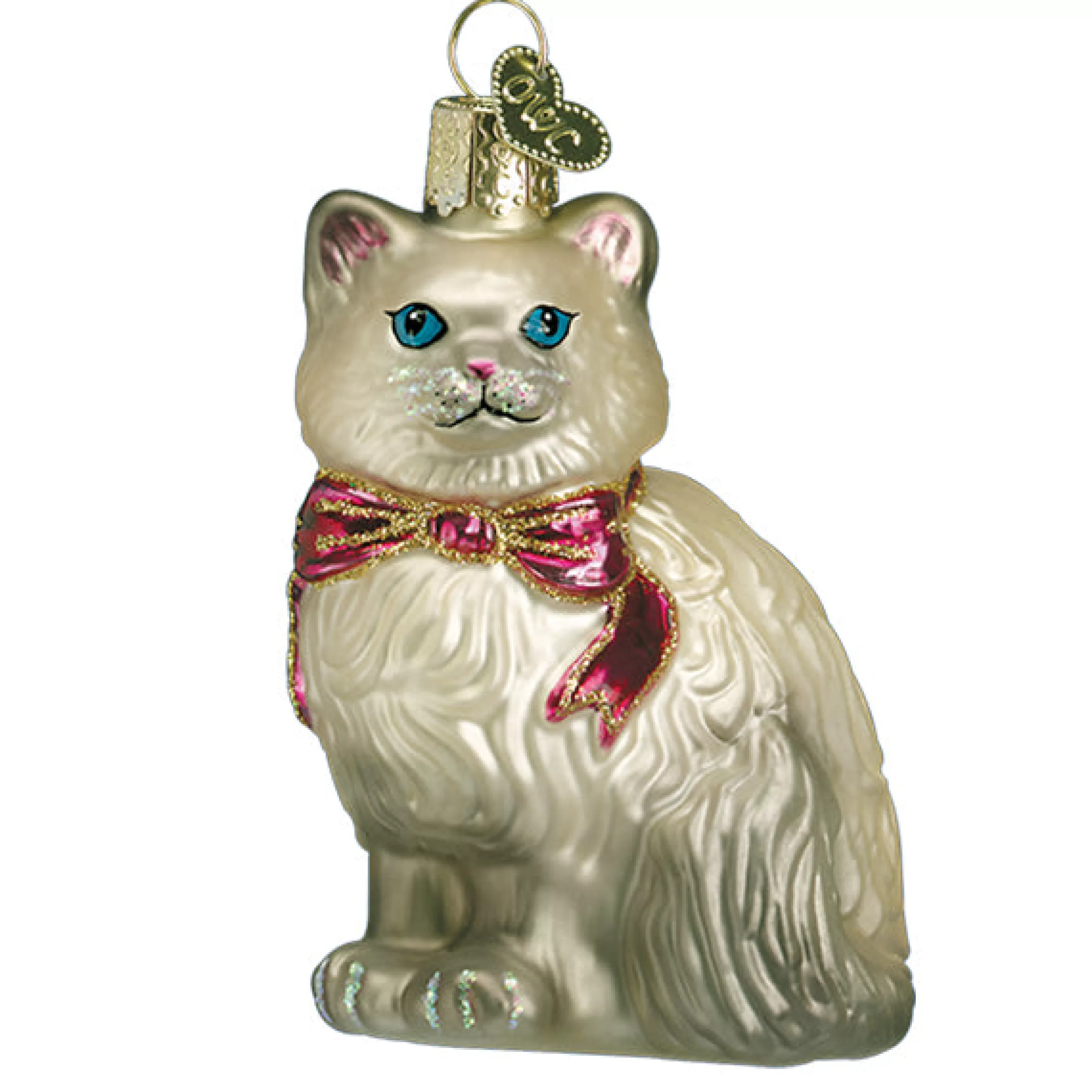 EAST WEST Grey Himalayan Kitty Ornament