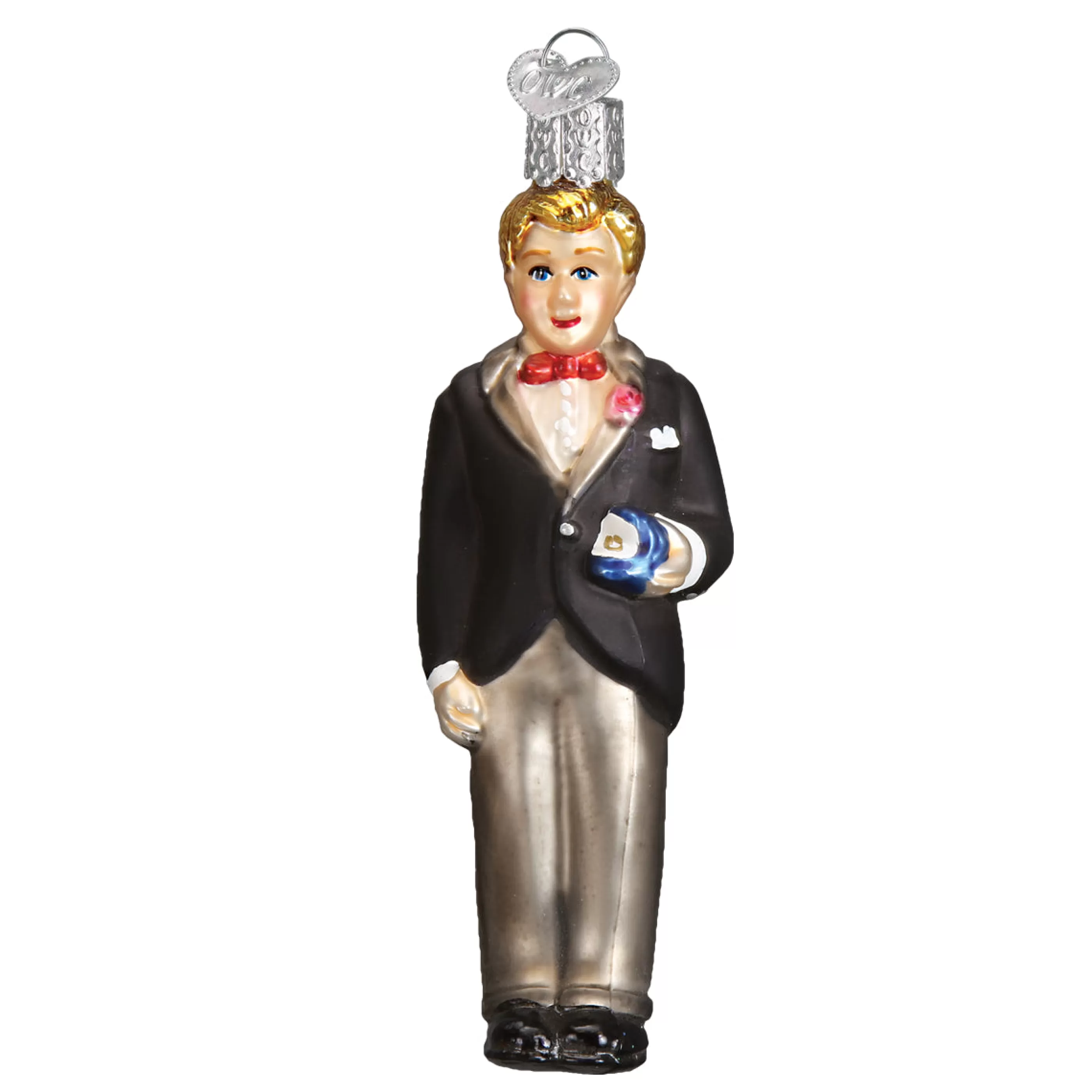 Kasa World Ltd Groom - Blonde Ornament