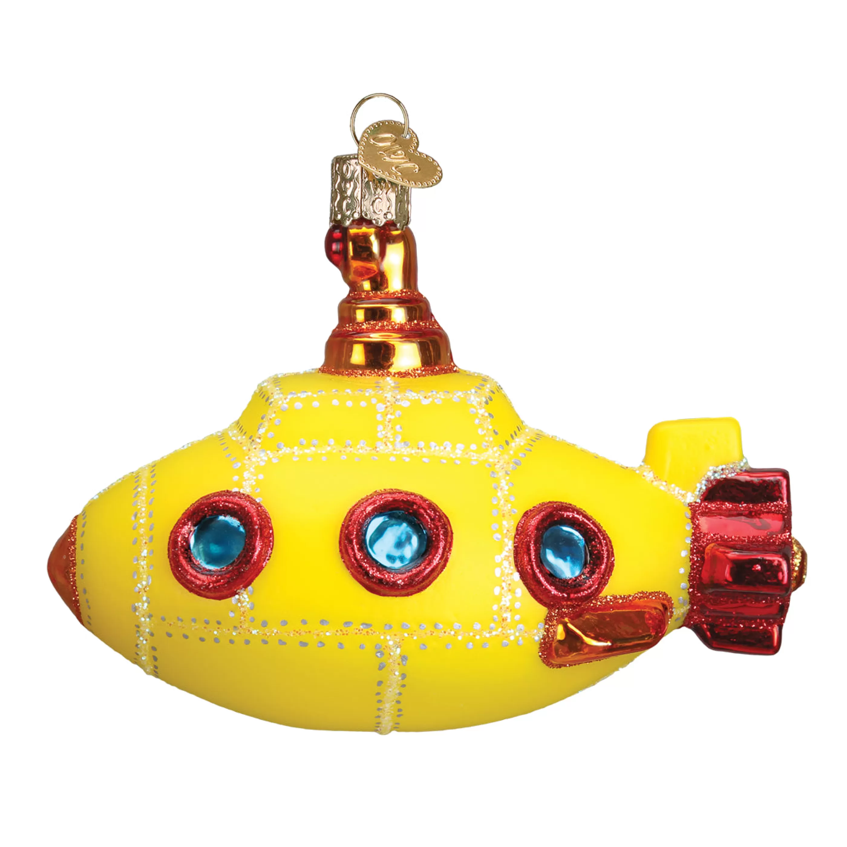 EAST WEST Groovy Submarine Ornament