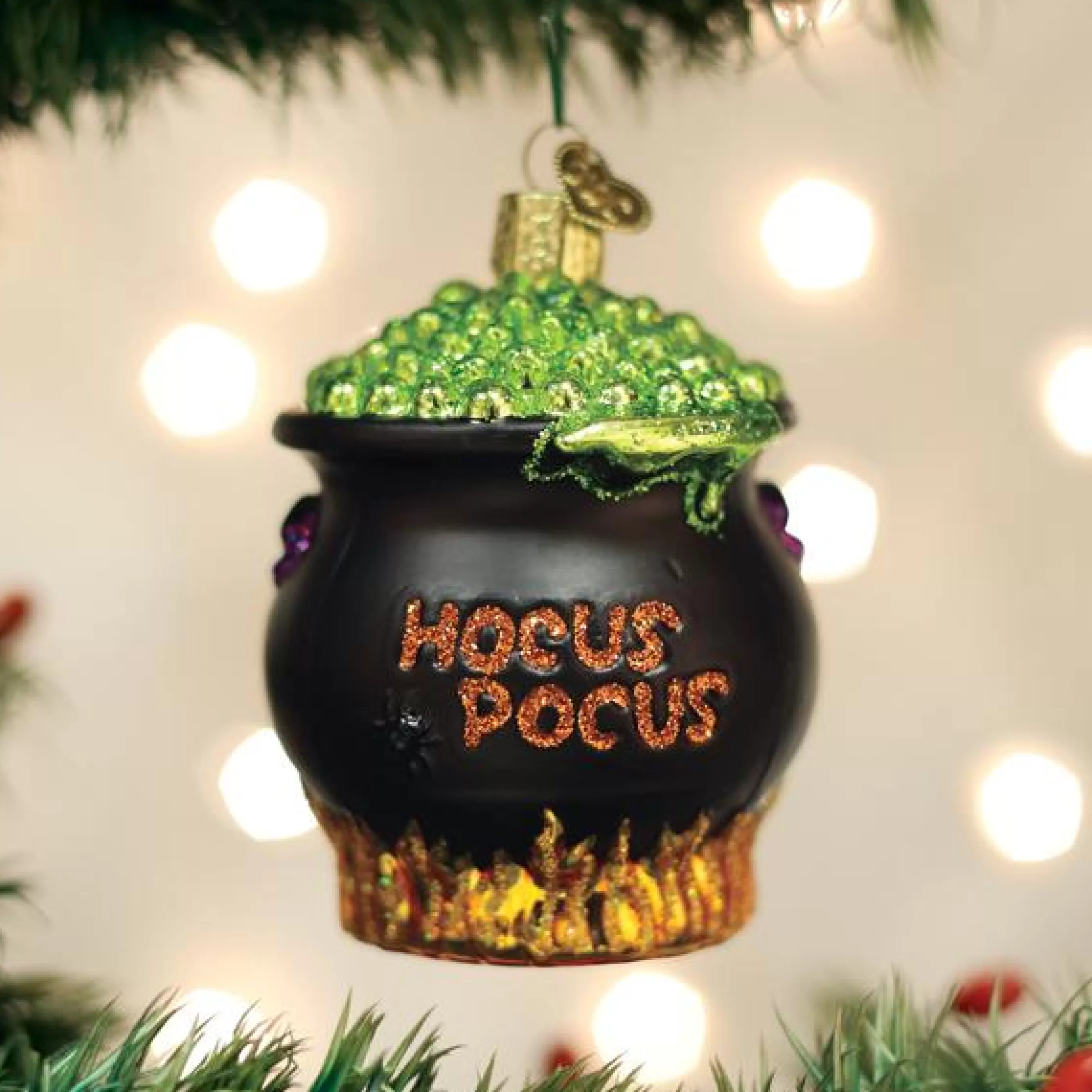 EAST WEST Halloween Cauldron Ornament