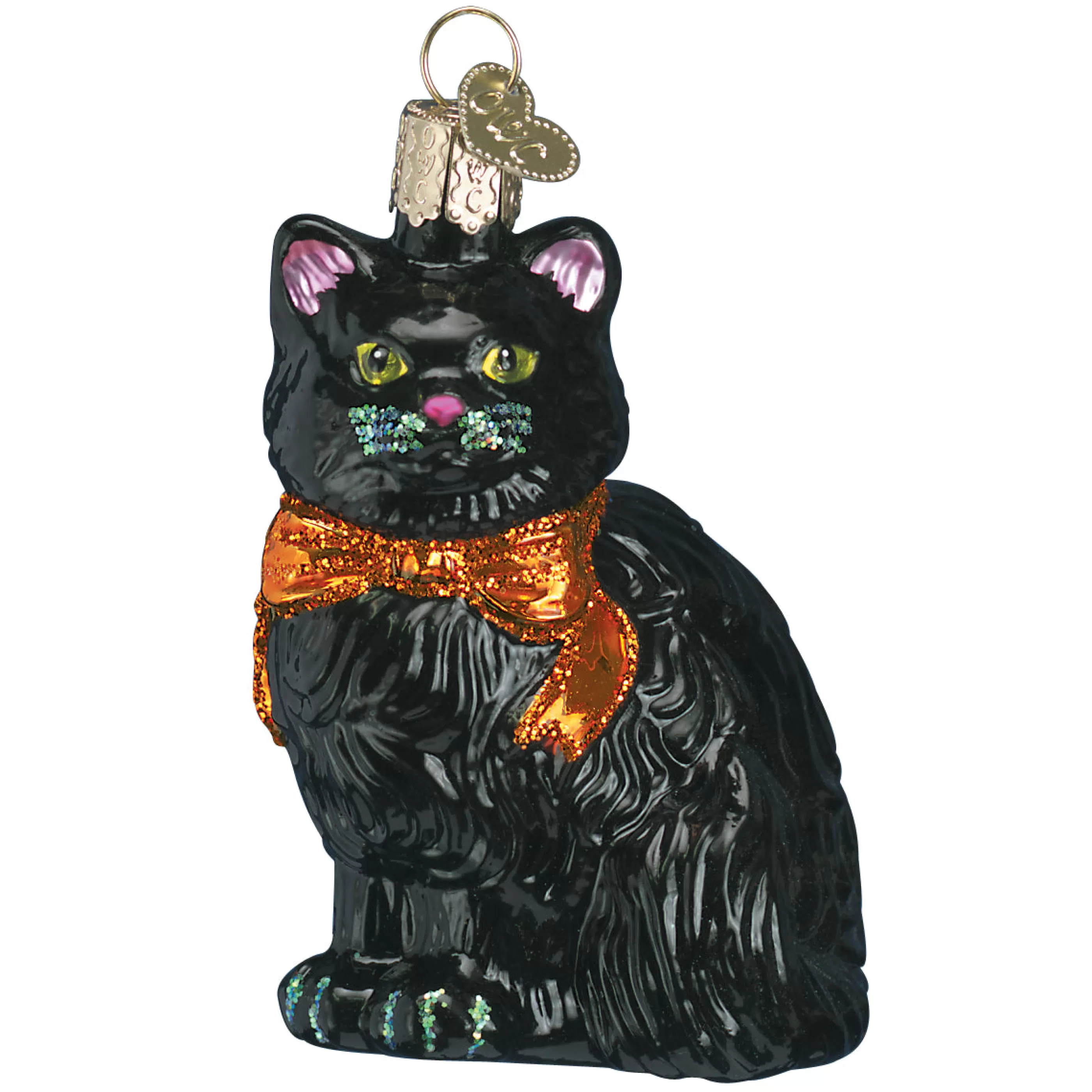 EAST WEST Halloween Kitty Ornament