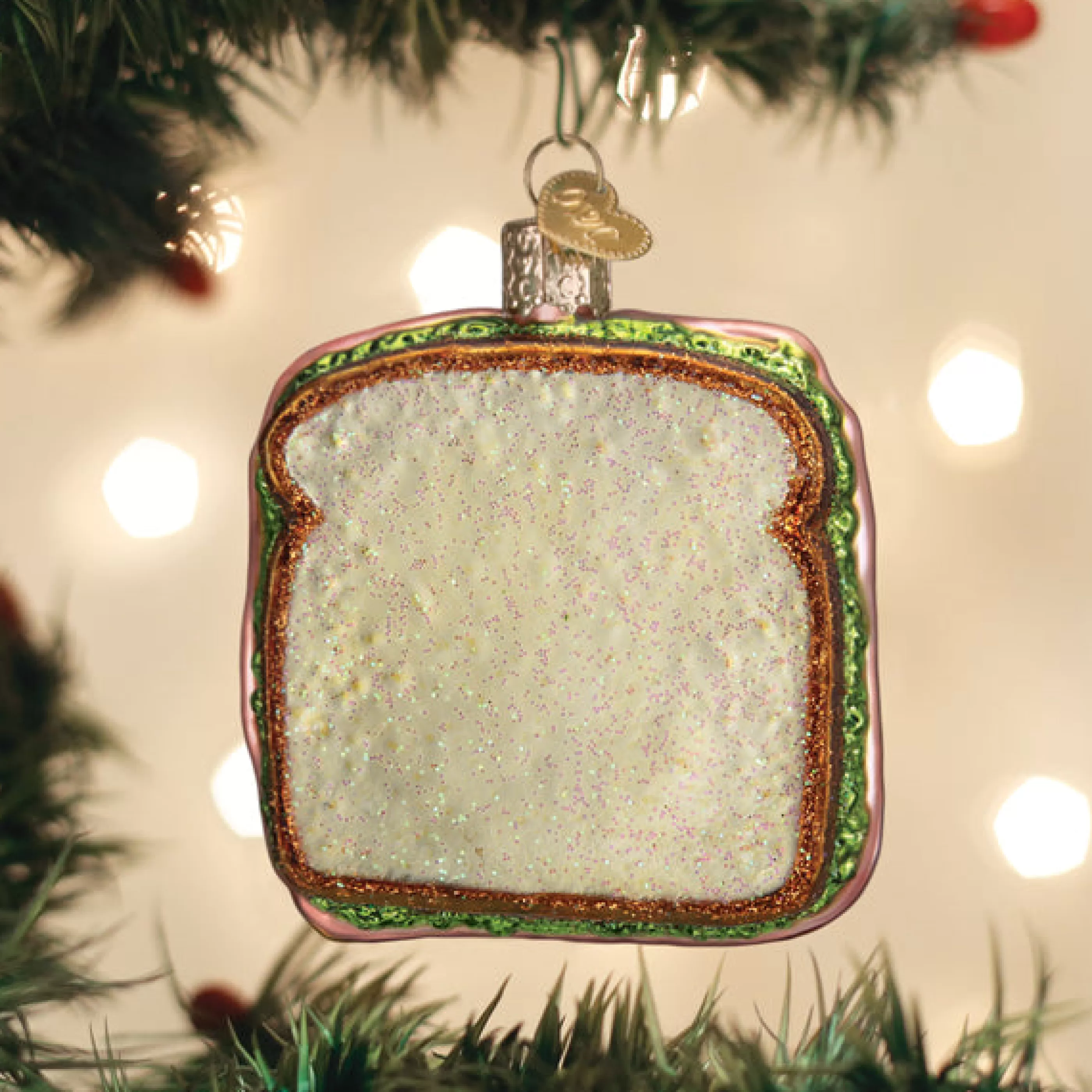 EAST WEST Ham And Cheese Sandwich Ornament