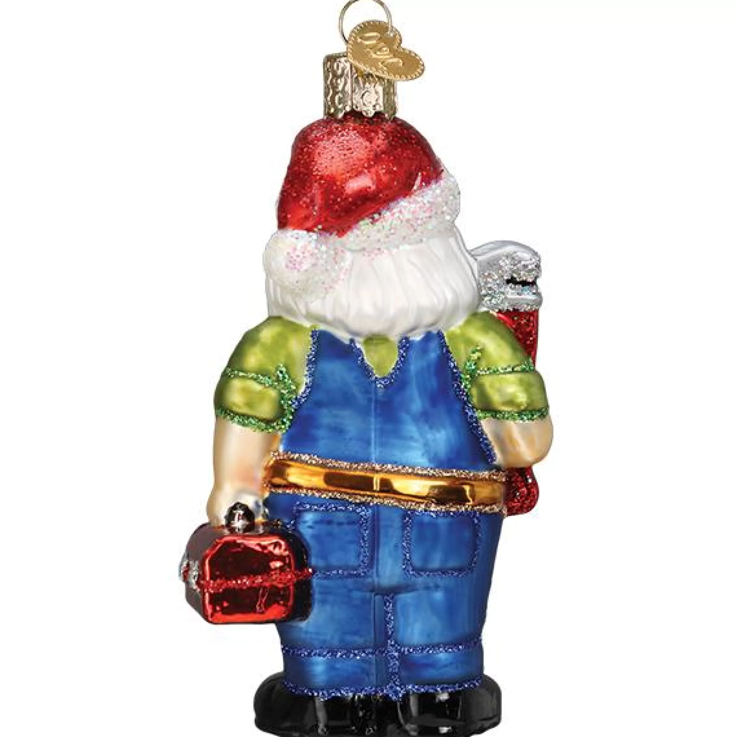 Kasa World Ltd Handyman Santa Ornament