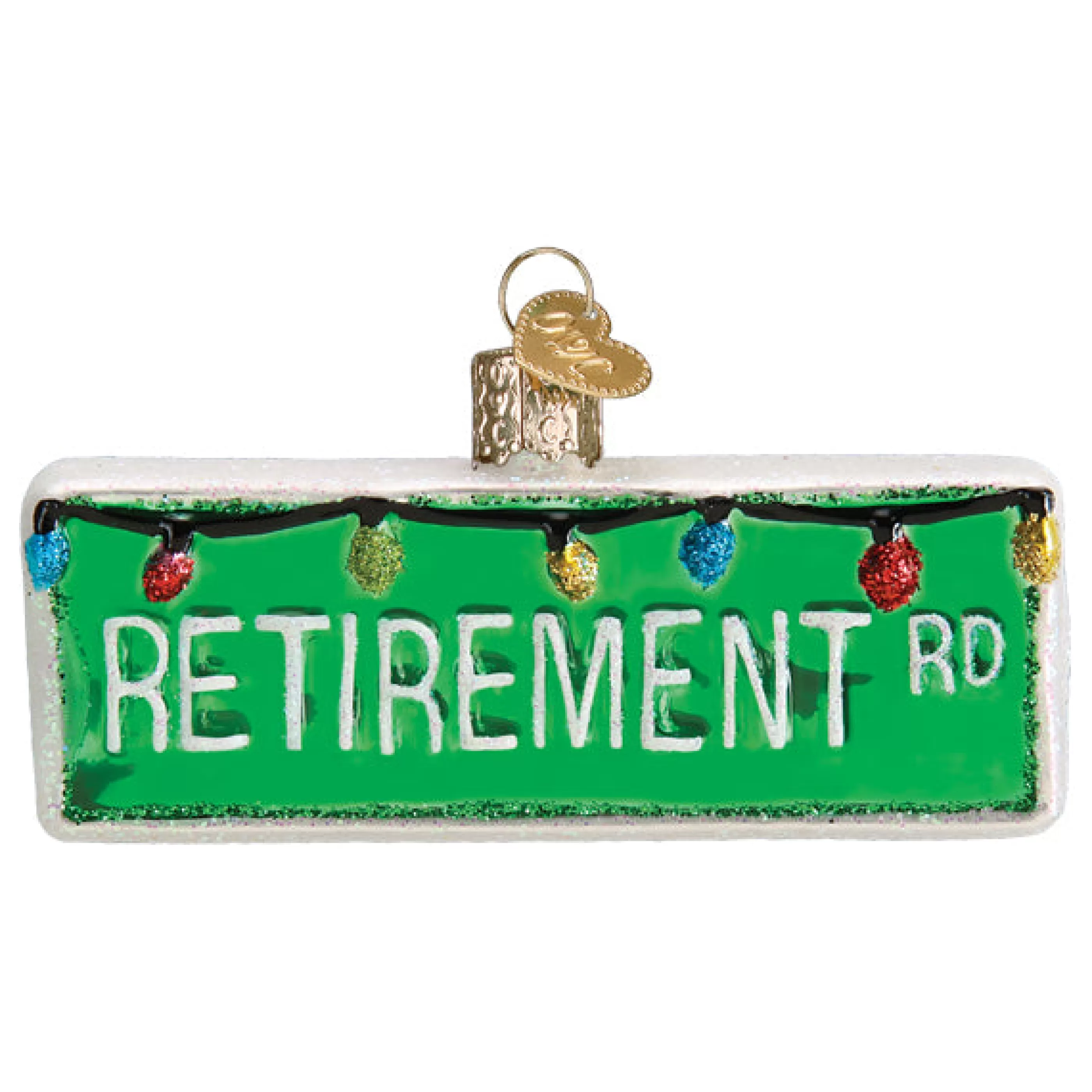 EAST WEST Happy Retirement Ornament