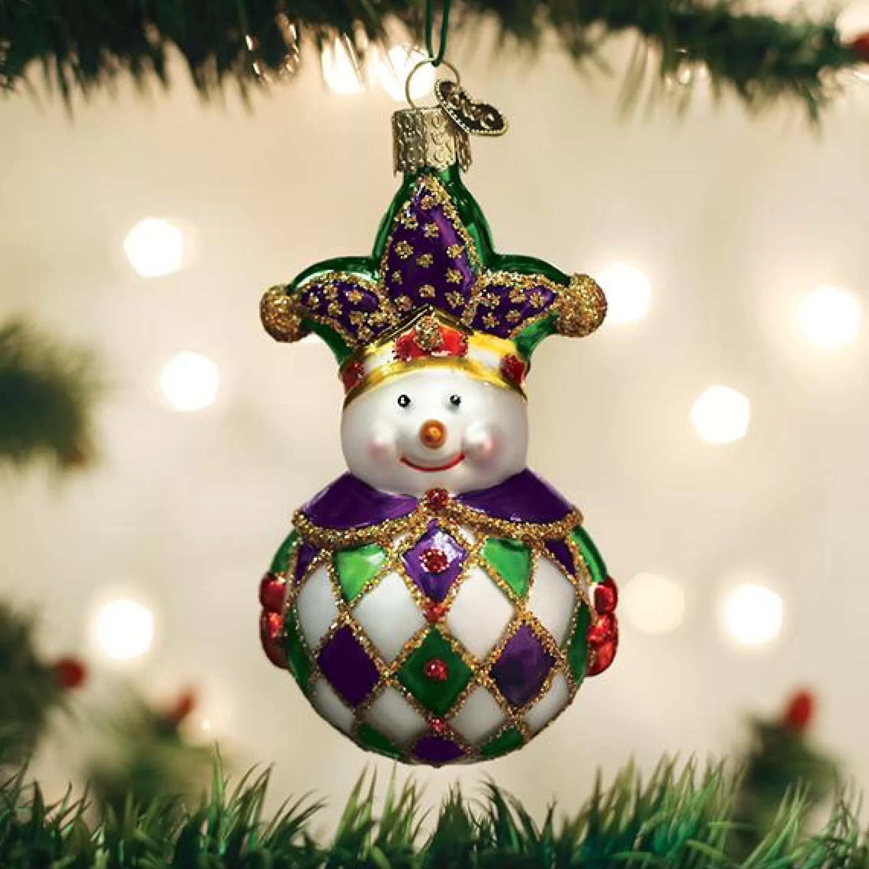 Kasa World Ltd Harlequin Snowman