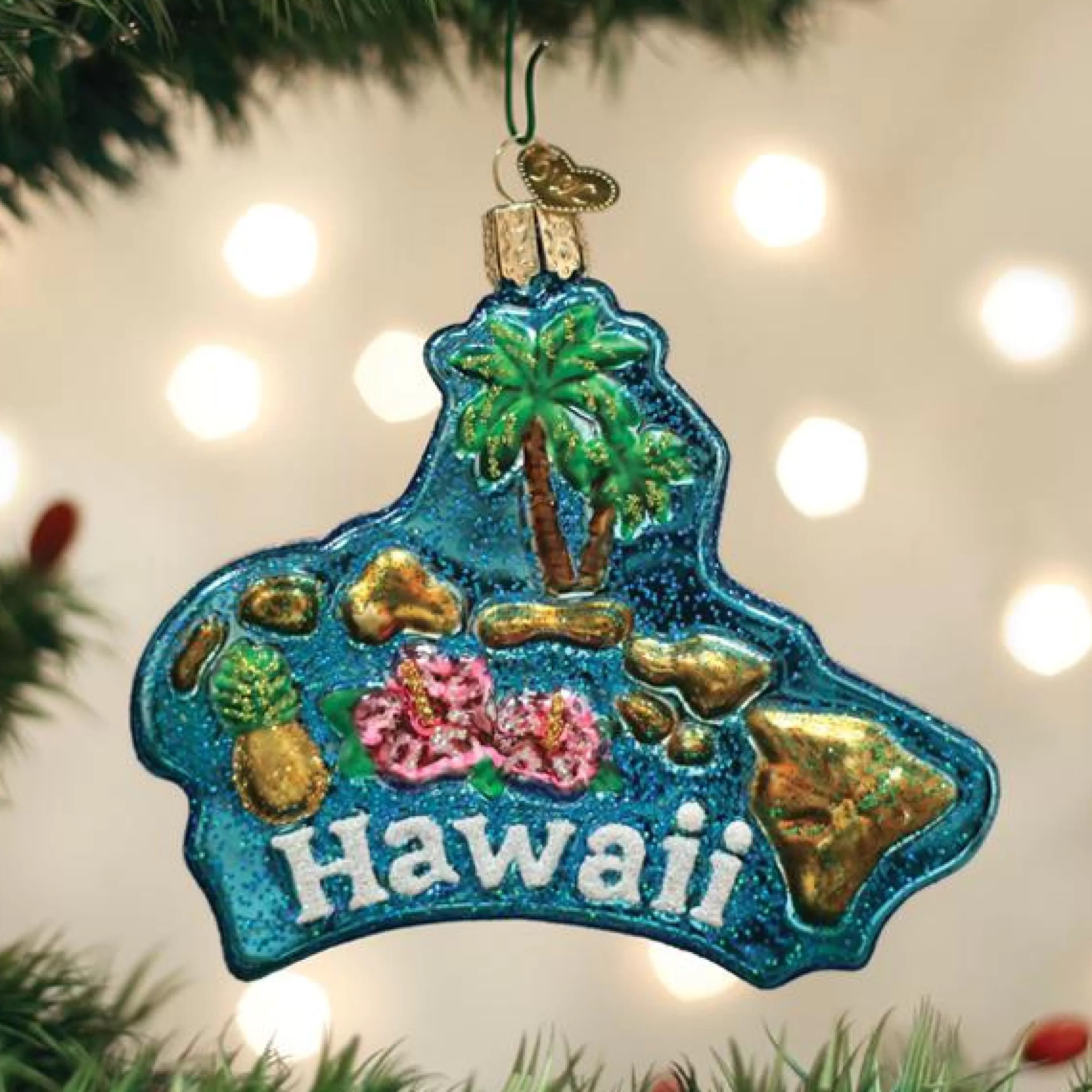 EAST WEST Hawaiian Islands Ornament