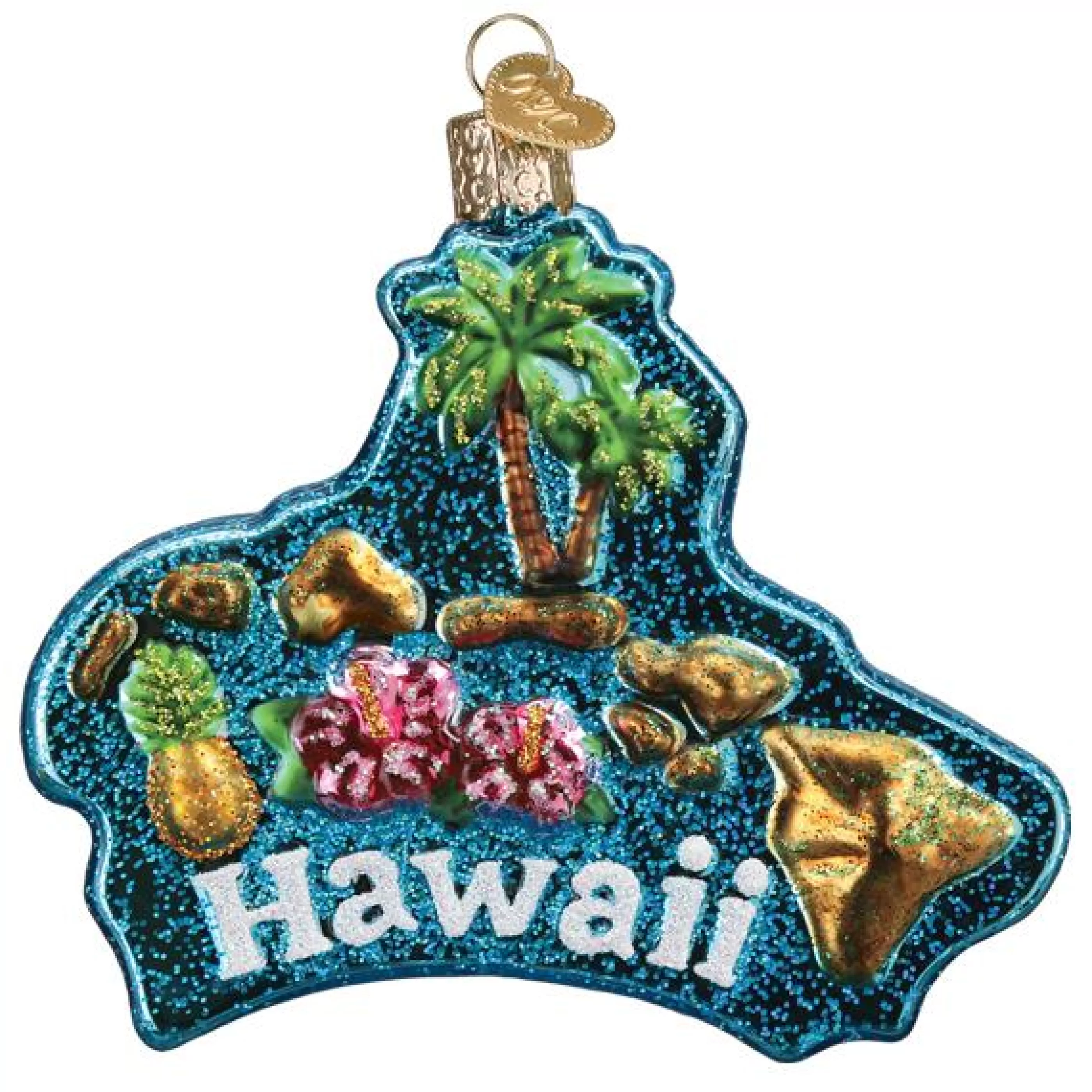 EAST WEST Hawaiian Islands Ornament