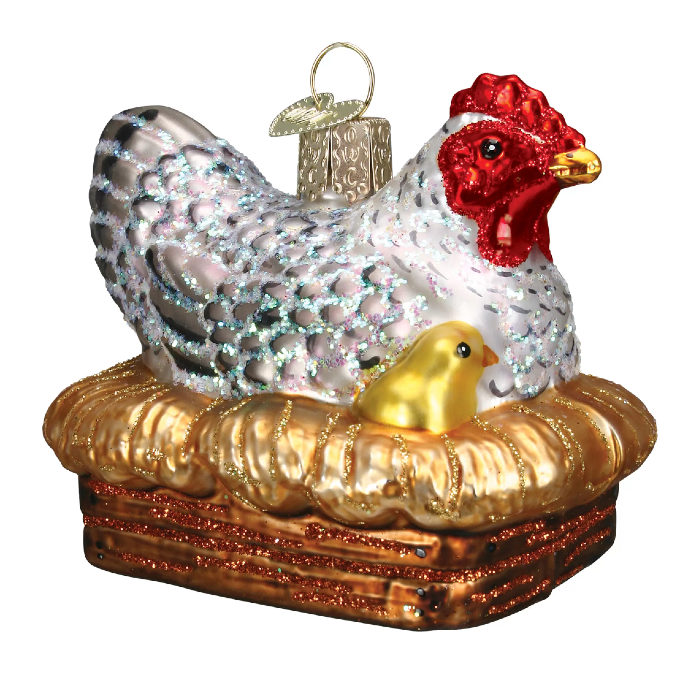 Kasa World Ltd Hen On Nest Ornament