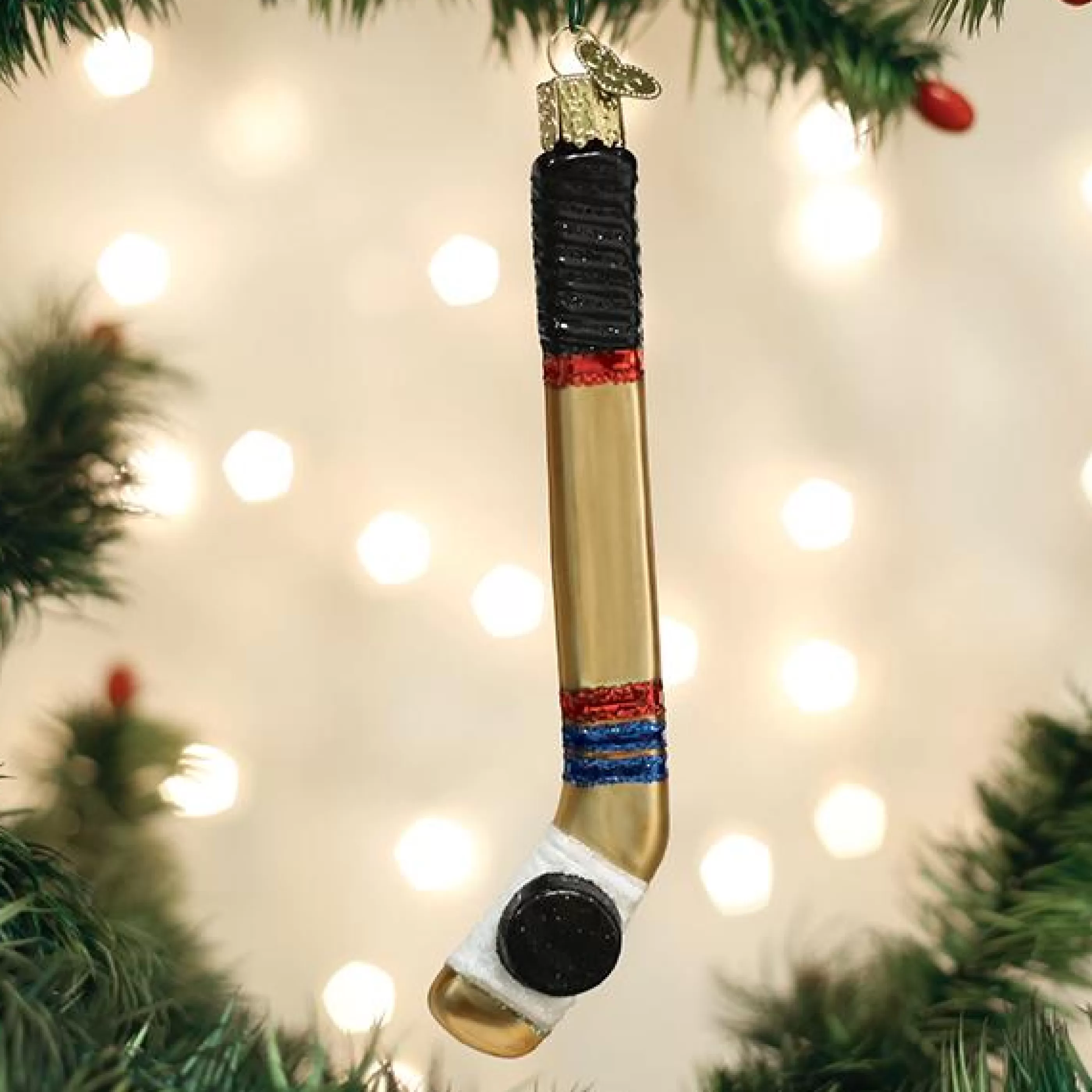 EAST WEST Hockey Stick Ornament