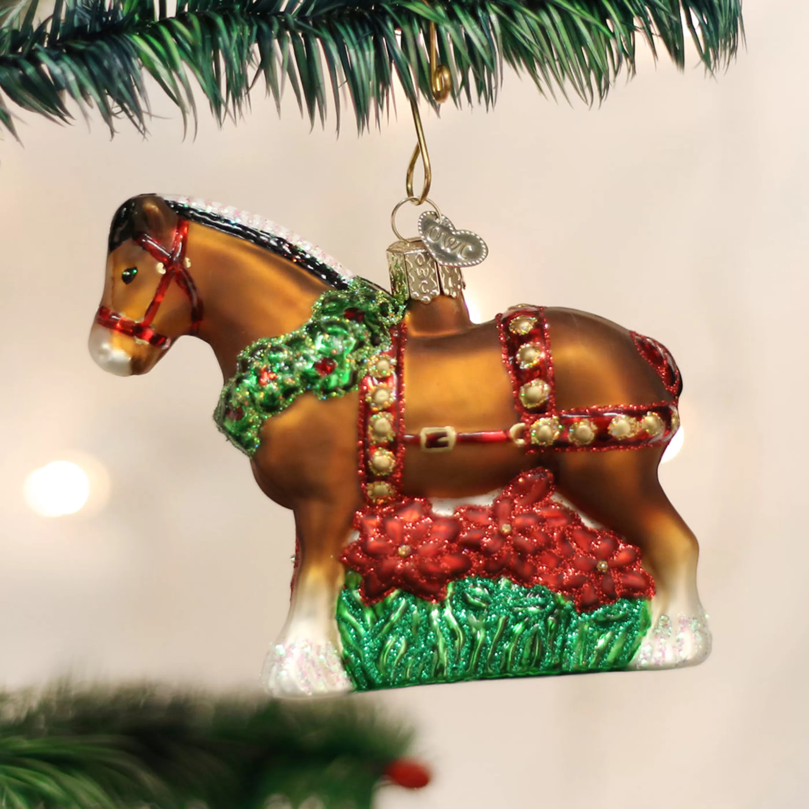 Kasa World Ltd Holiday Clydesdale Ornament