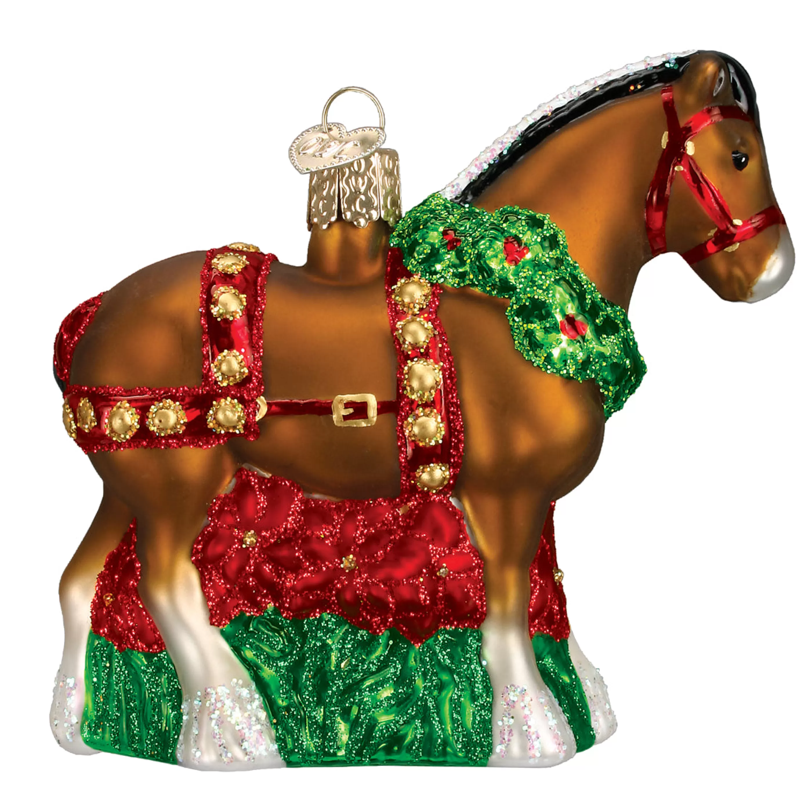 Kasa World Ltd Holiday Clydesdale Ornament