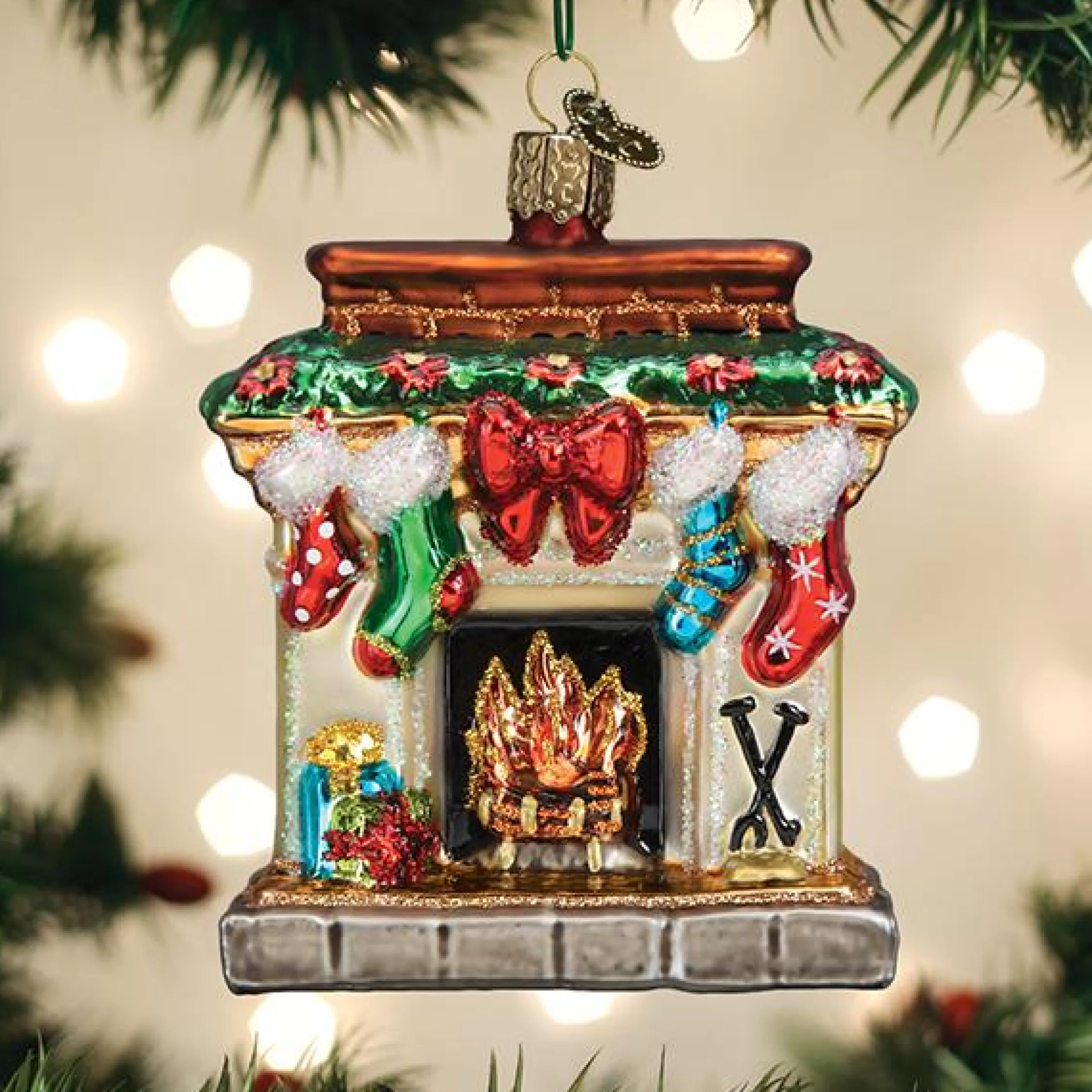 EAST WEST Holiday Hearth Ornament