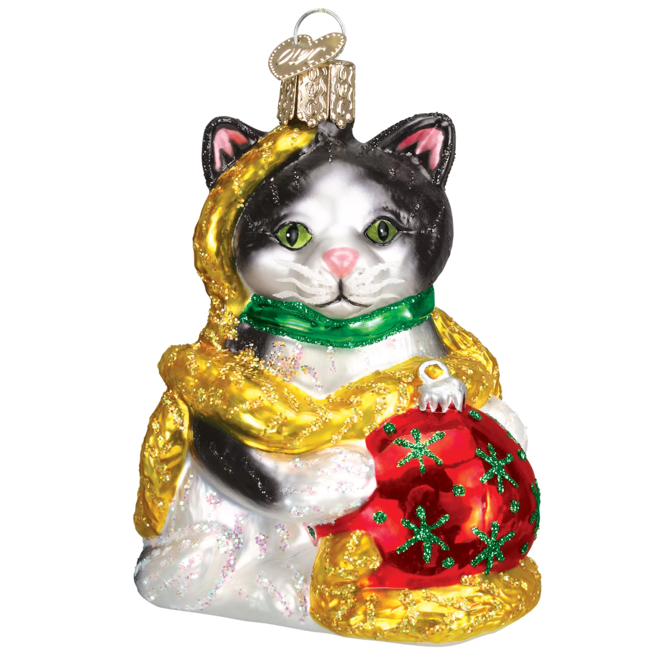 Kasa World Ltd Holiday Kitten Ornament