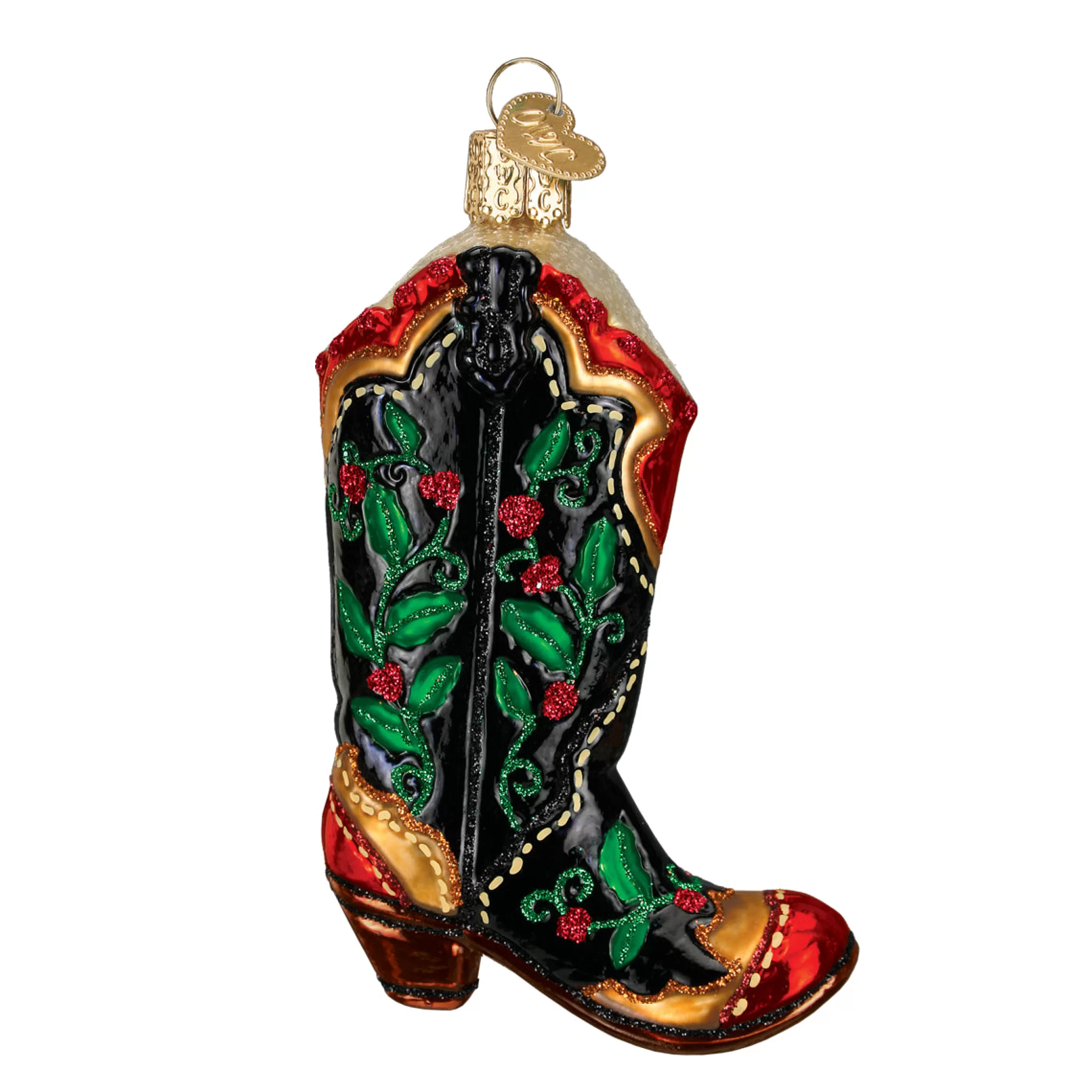 Kasa World Ltd Holly Berry Cowboy Boot