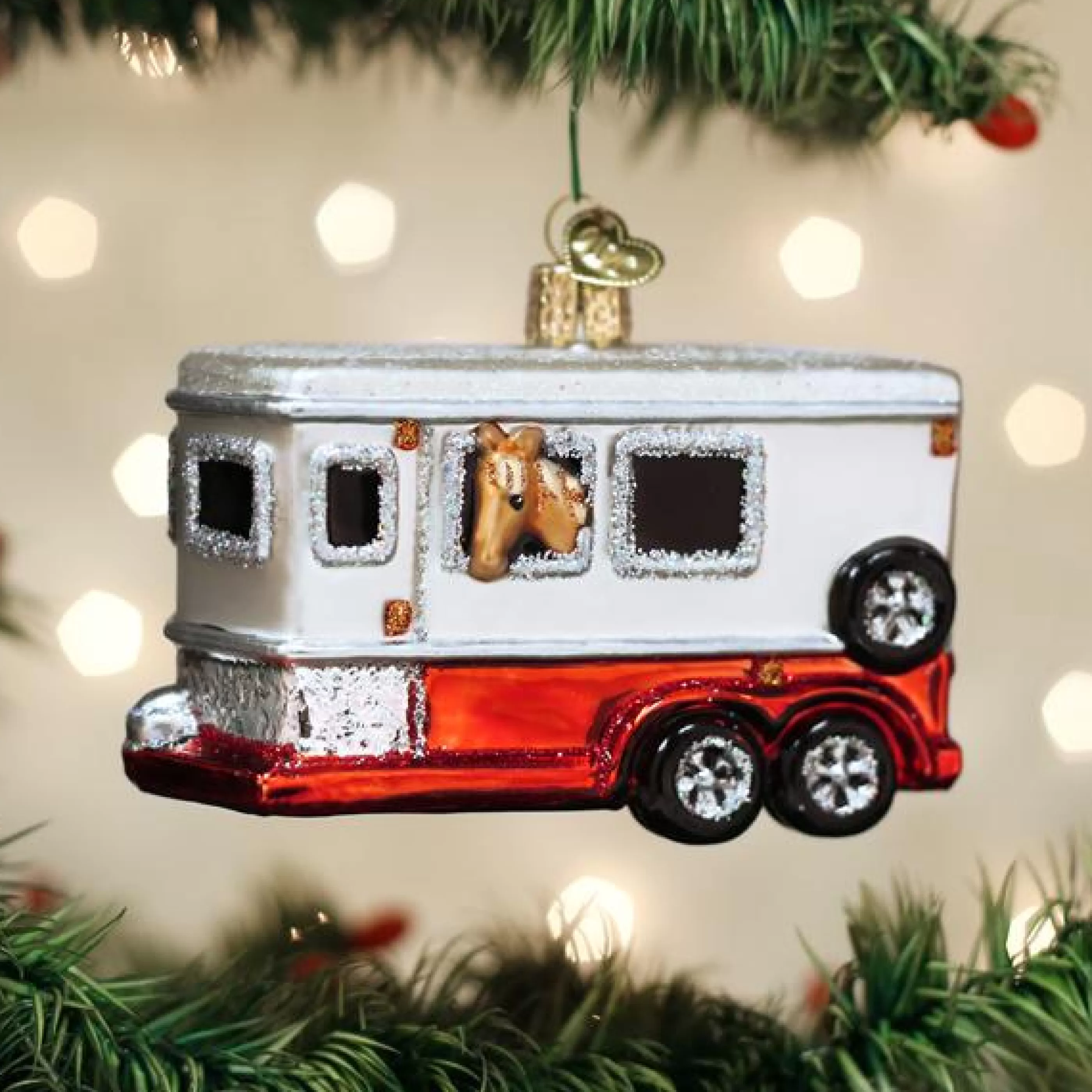 EAST WEST Horse Trailer Ornament