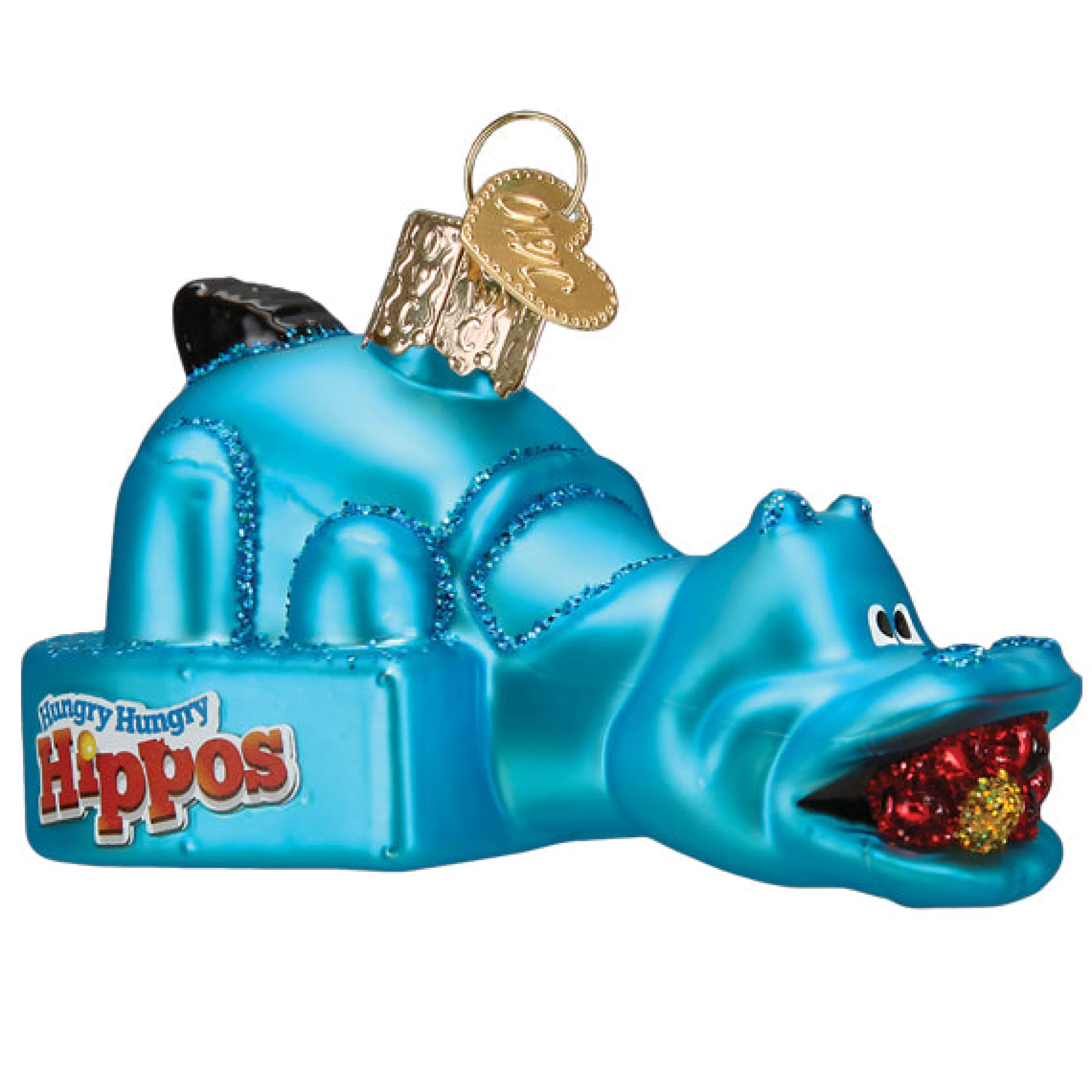 EAST WEST Hungry Hungry Hippos Ornament