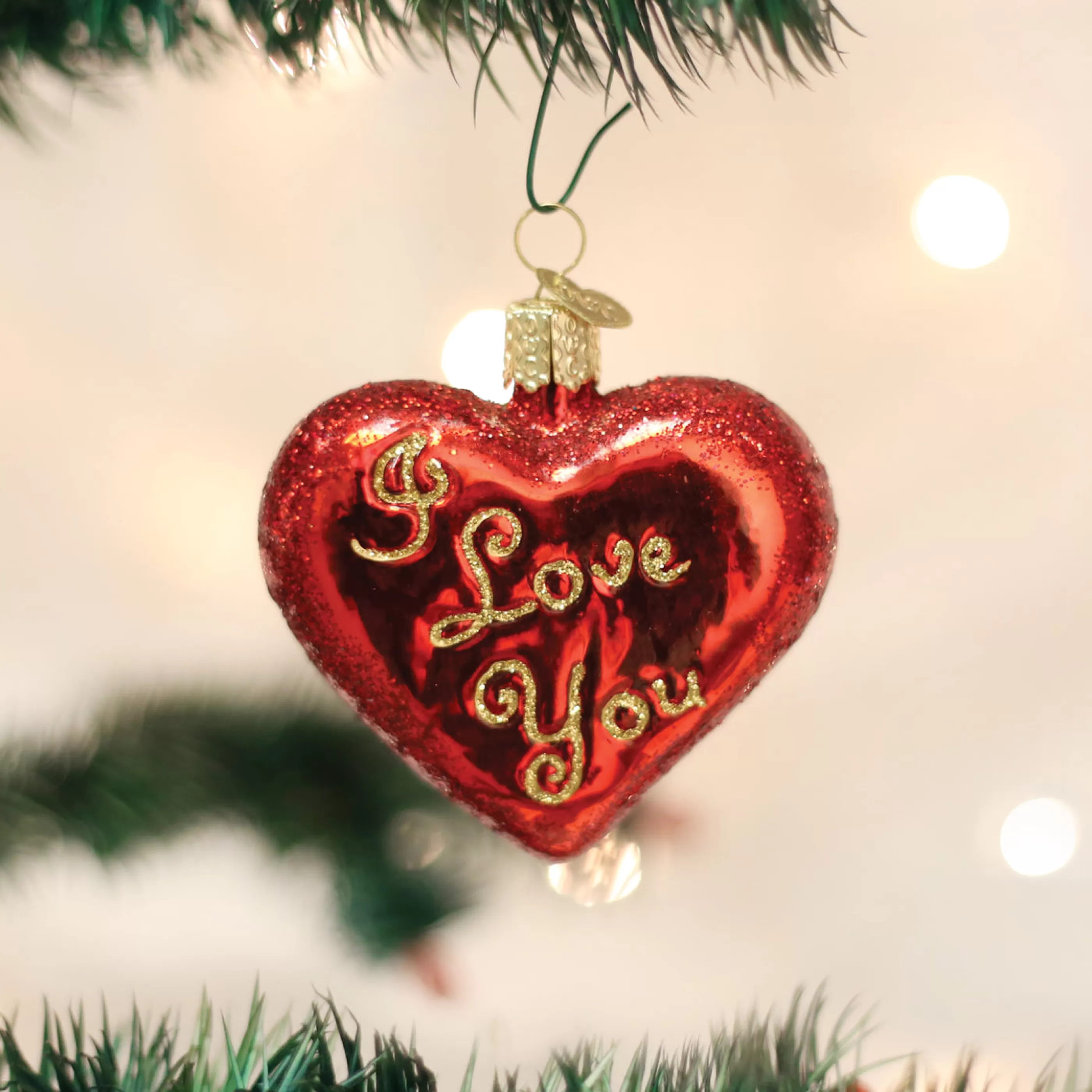 Kasa World Ltd I Love You Heart Ornament