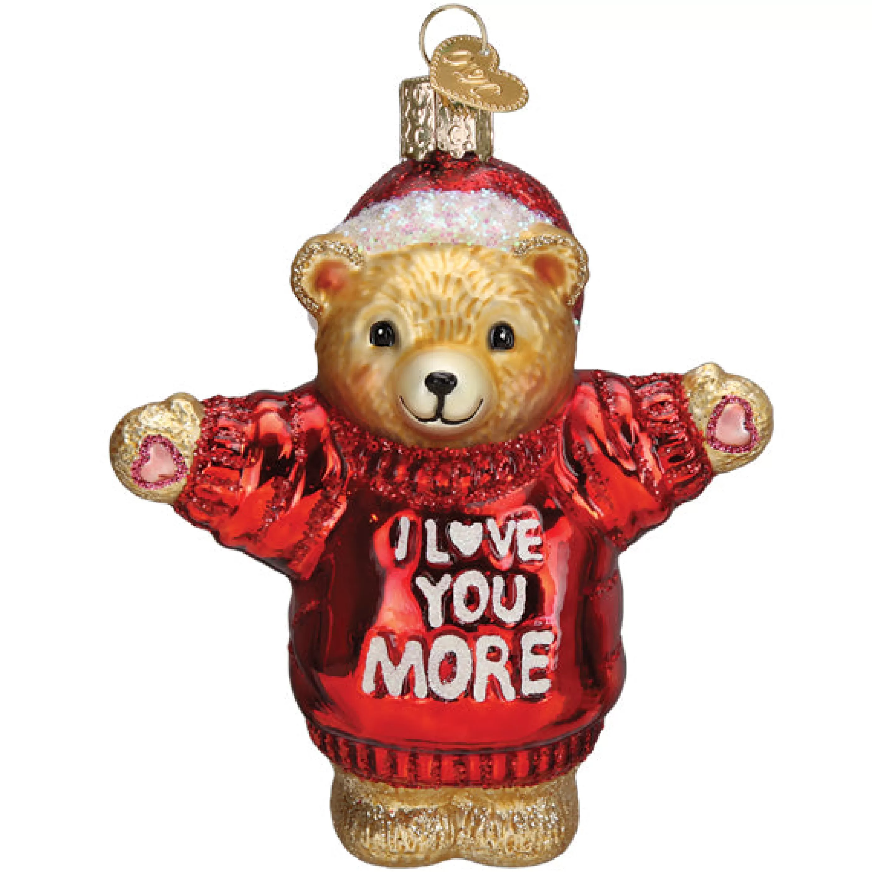 Kasa World Ltd I Love You More Bear Ornament