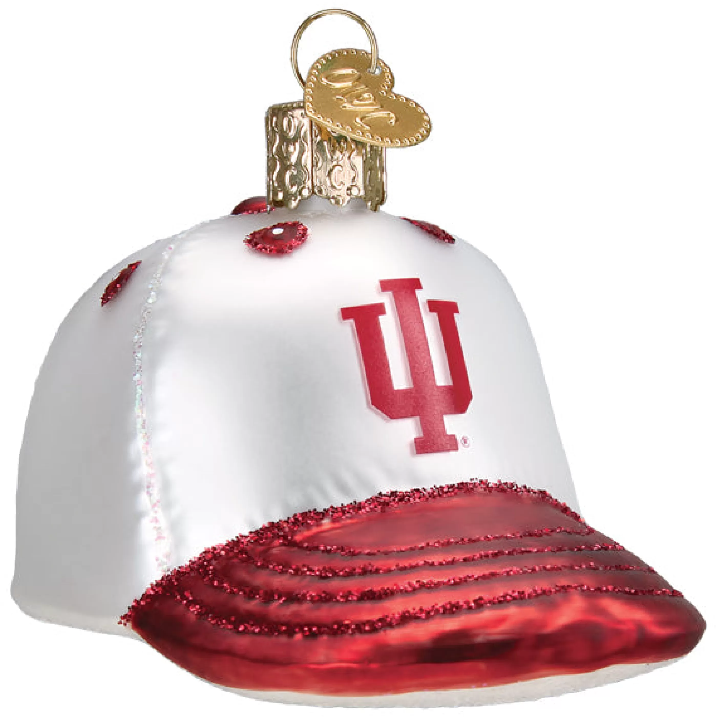 EAST WEST Indiana Baseball Cap Ornament