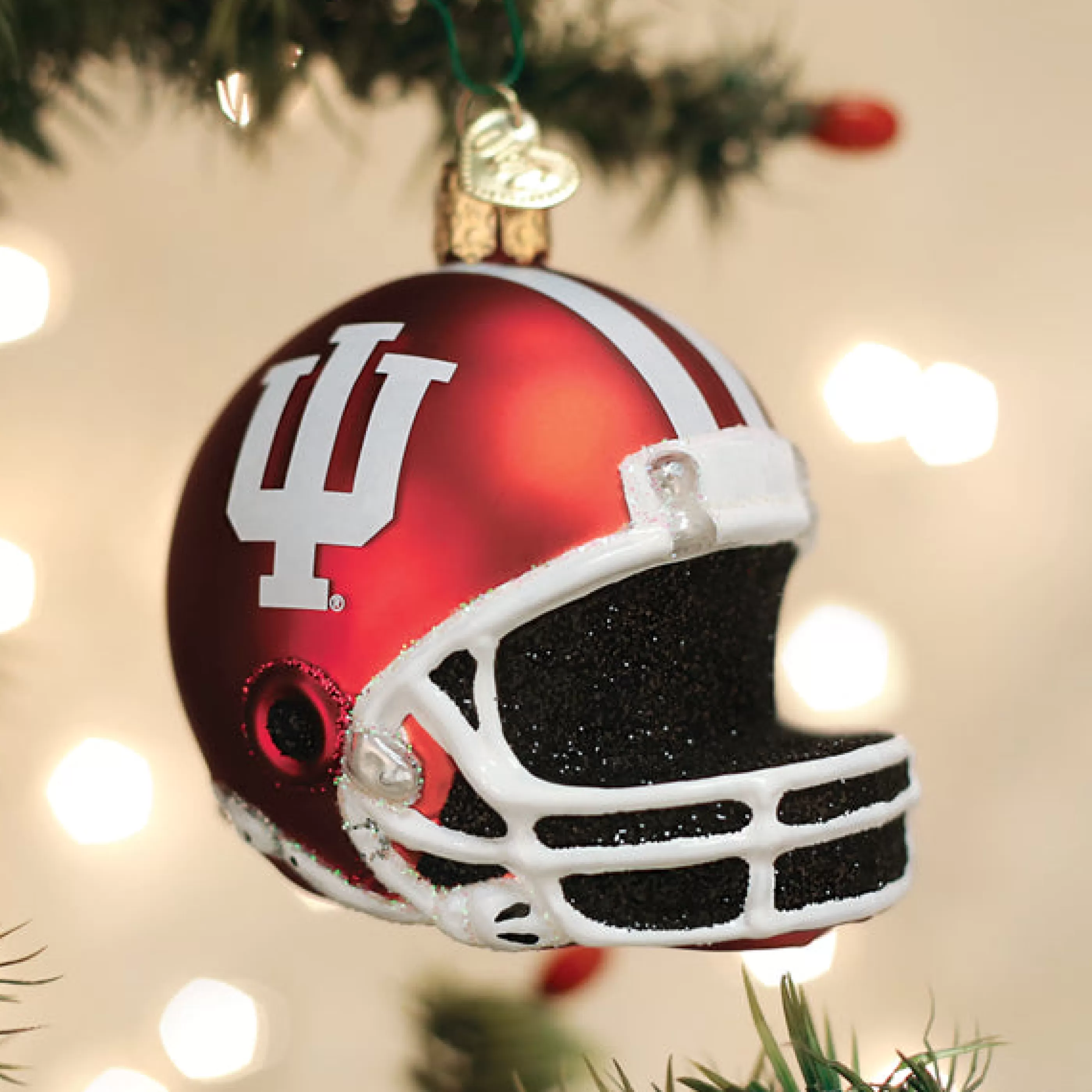 EAST WEST Indiana Football Helmet Ornament