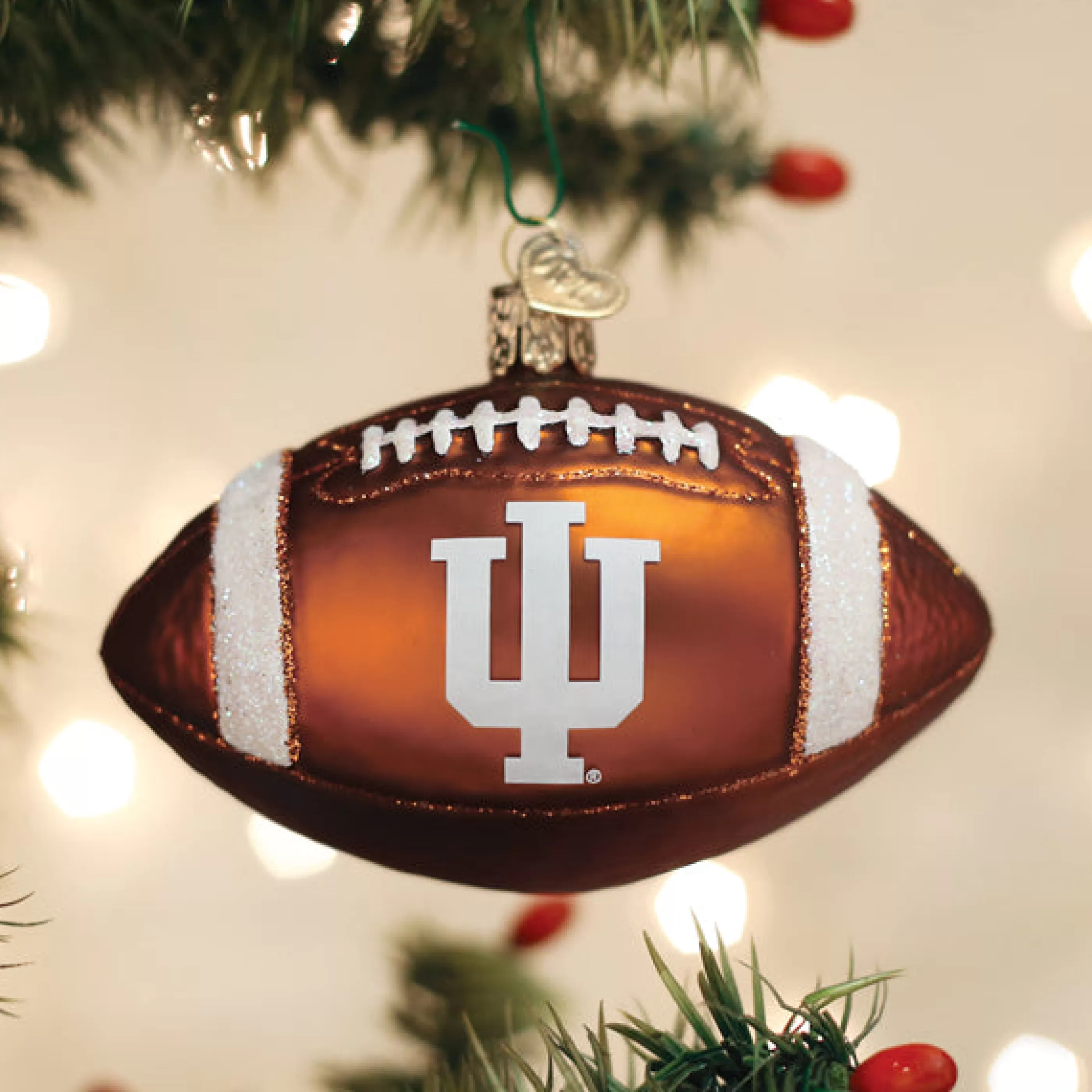 EAST WEST Indiana Football Ornament