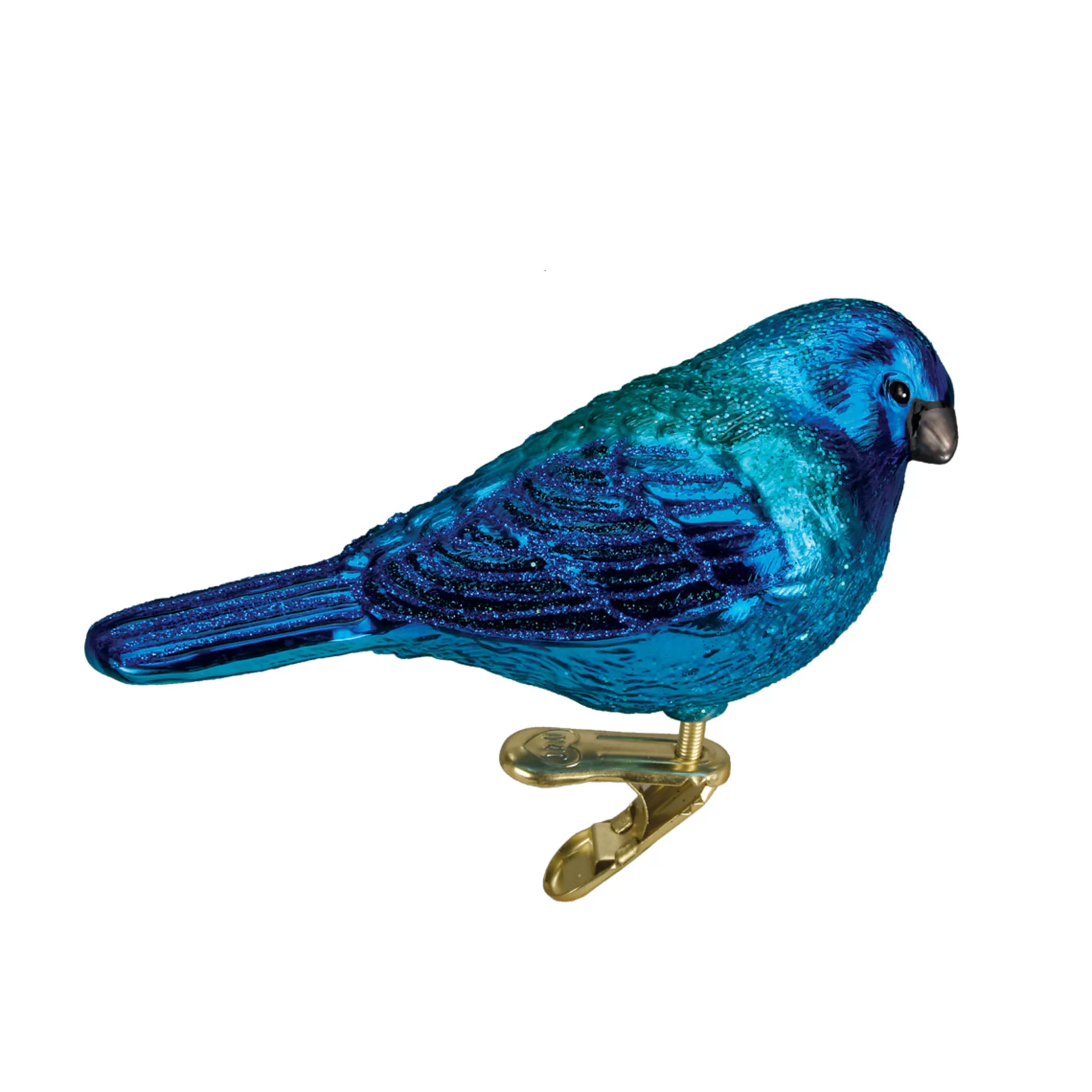 EAST WEST Indigo Bunting Ornament