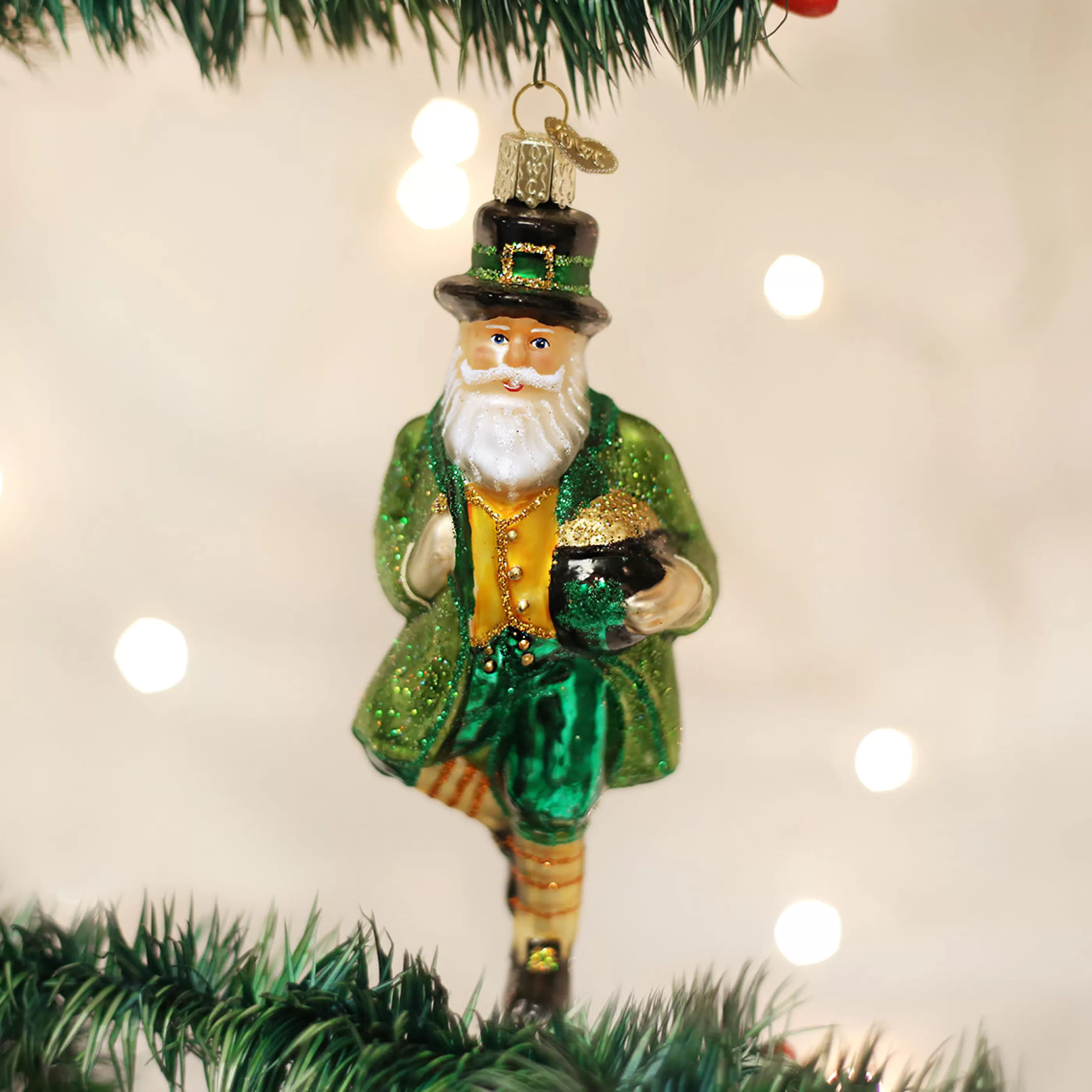 Kasa World Ltd Irish Santa Ornament