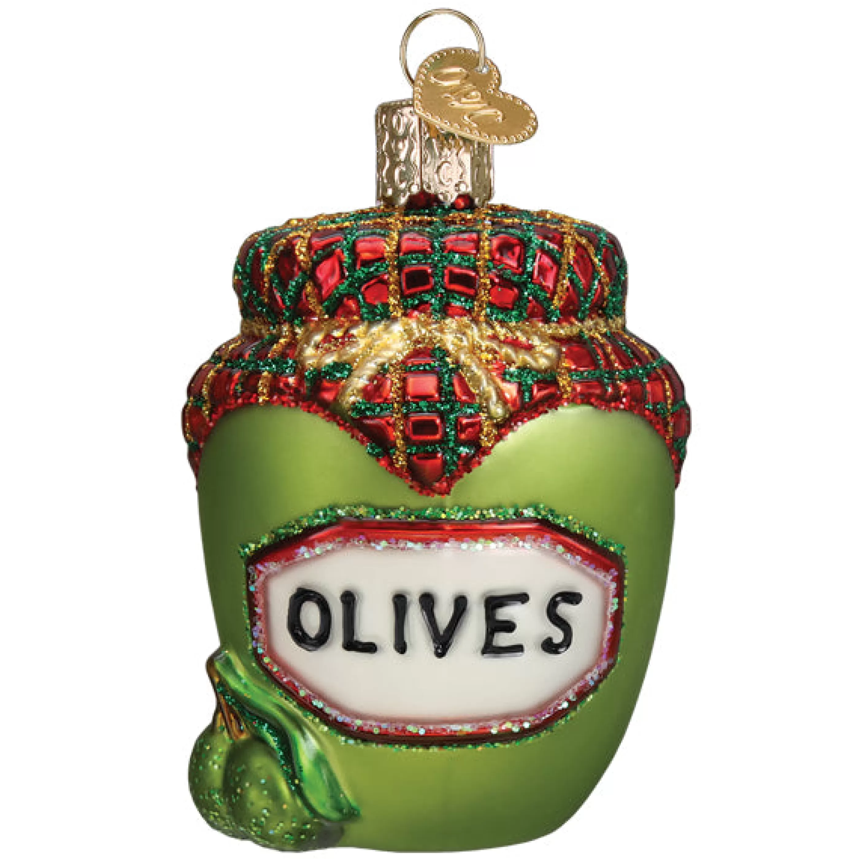 Kasa World Ltd Jar Of Olives Ornament