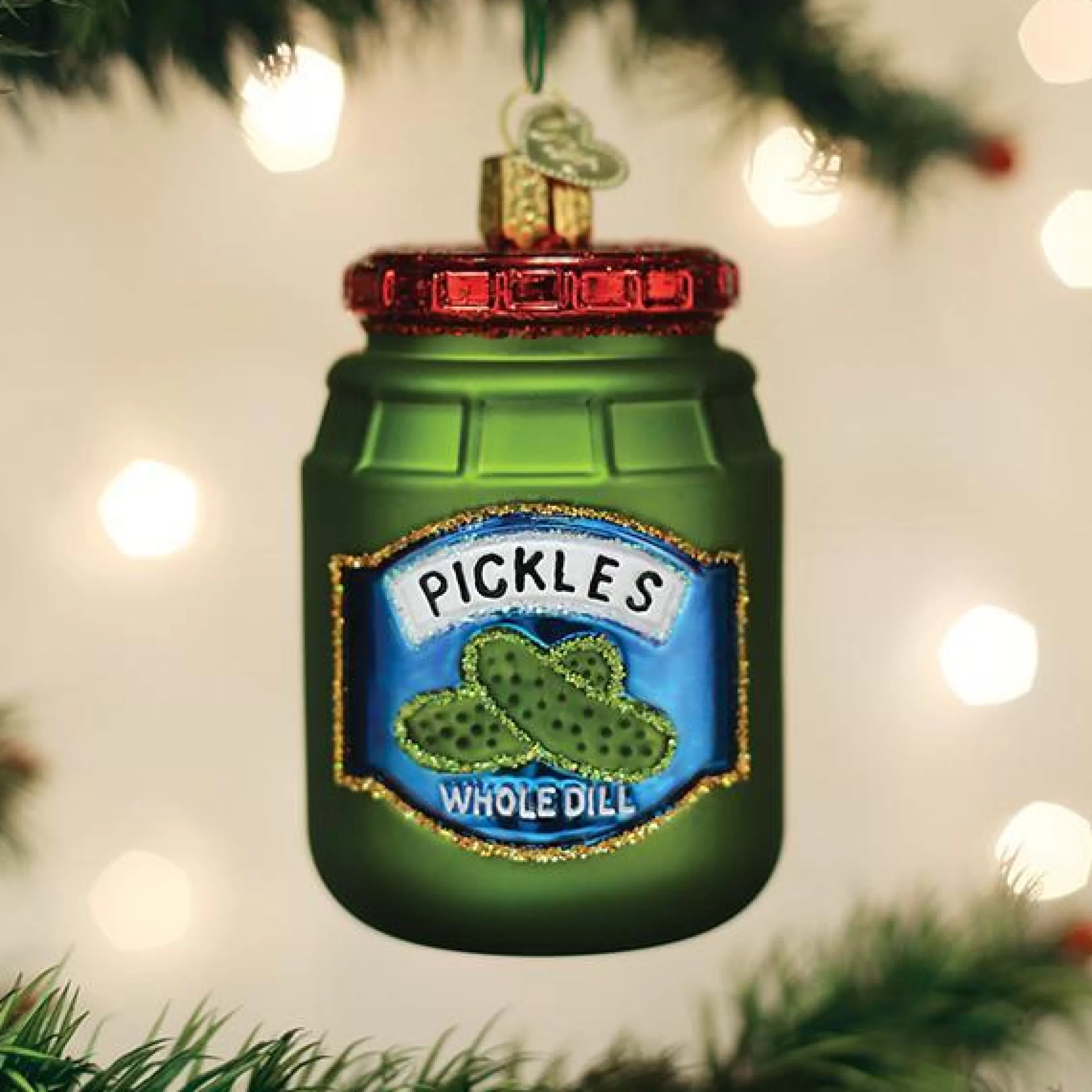 EAST WEST Jar Of Pickles Ornament