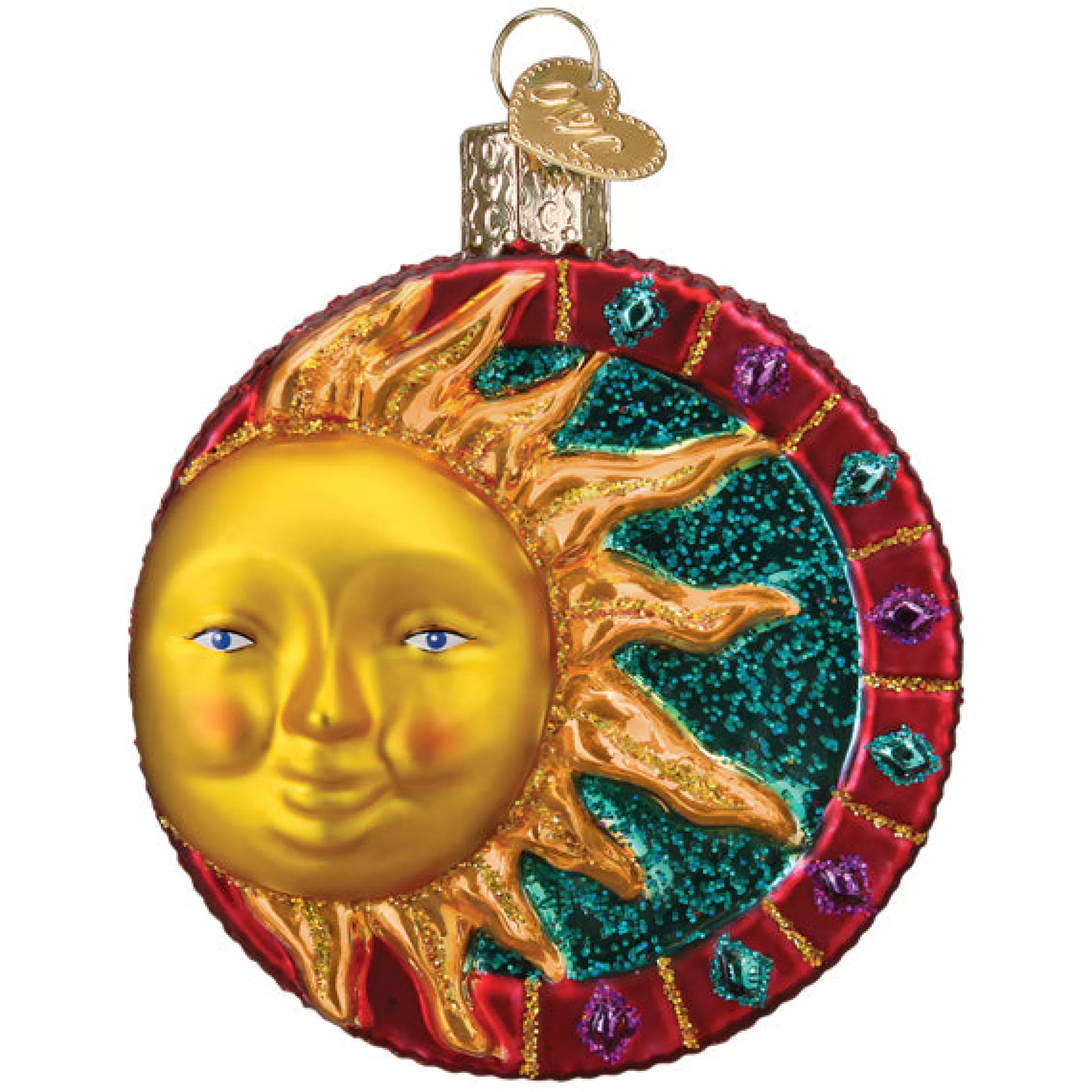 EAST WEST Jeweled Sun Ornament