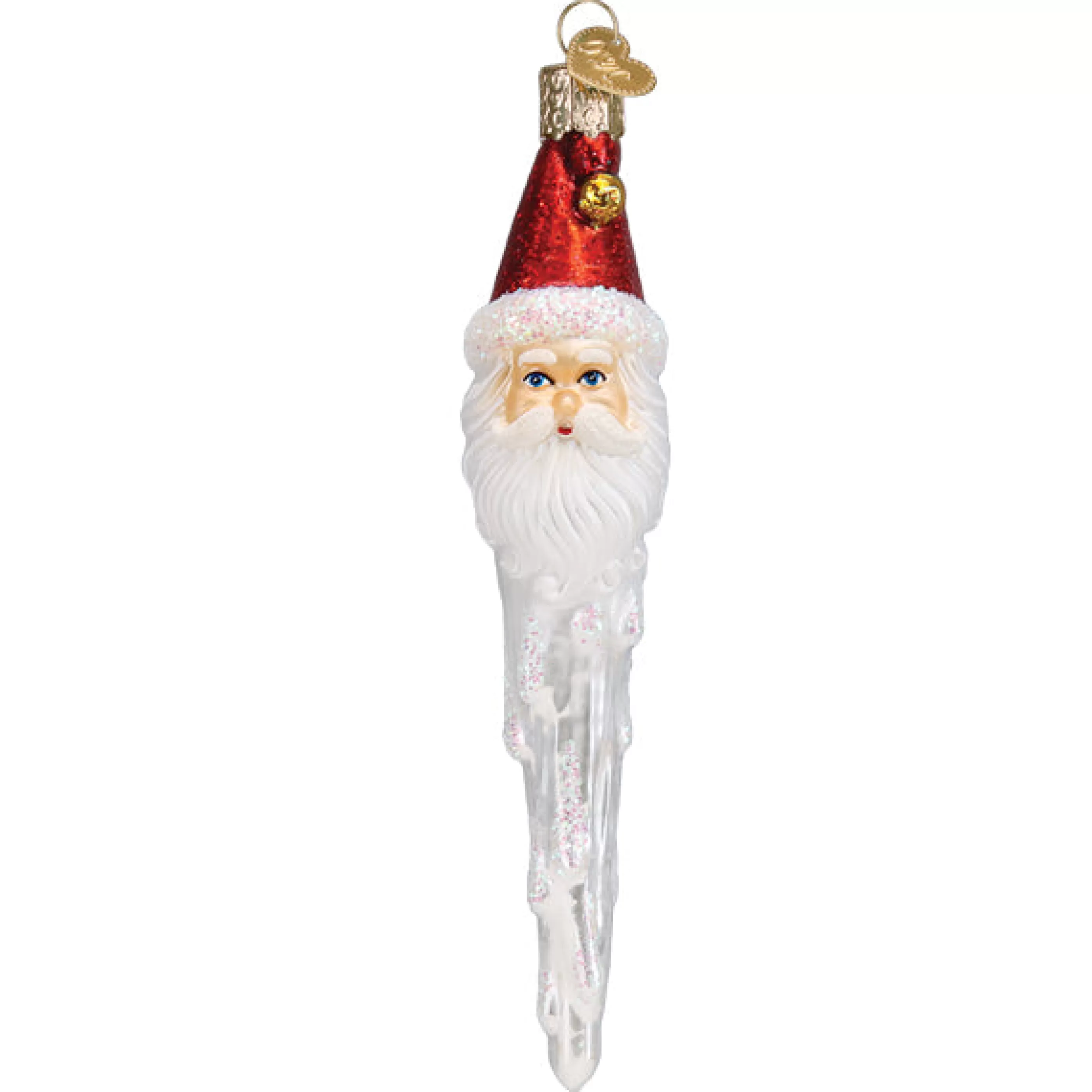 Kasa World Ltd Jingle Bell Santa Icicle Ornament