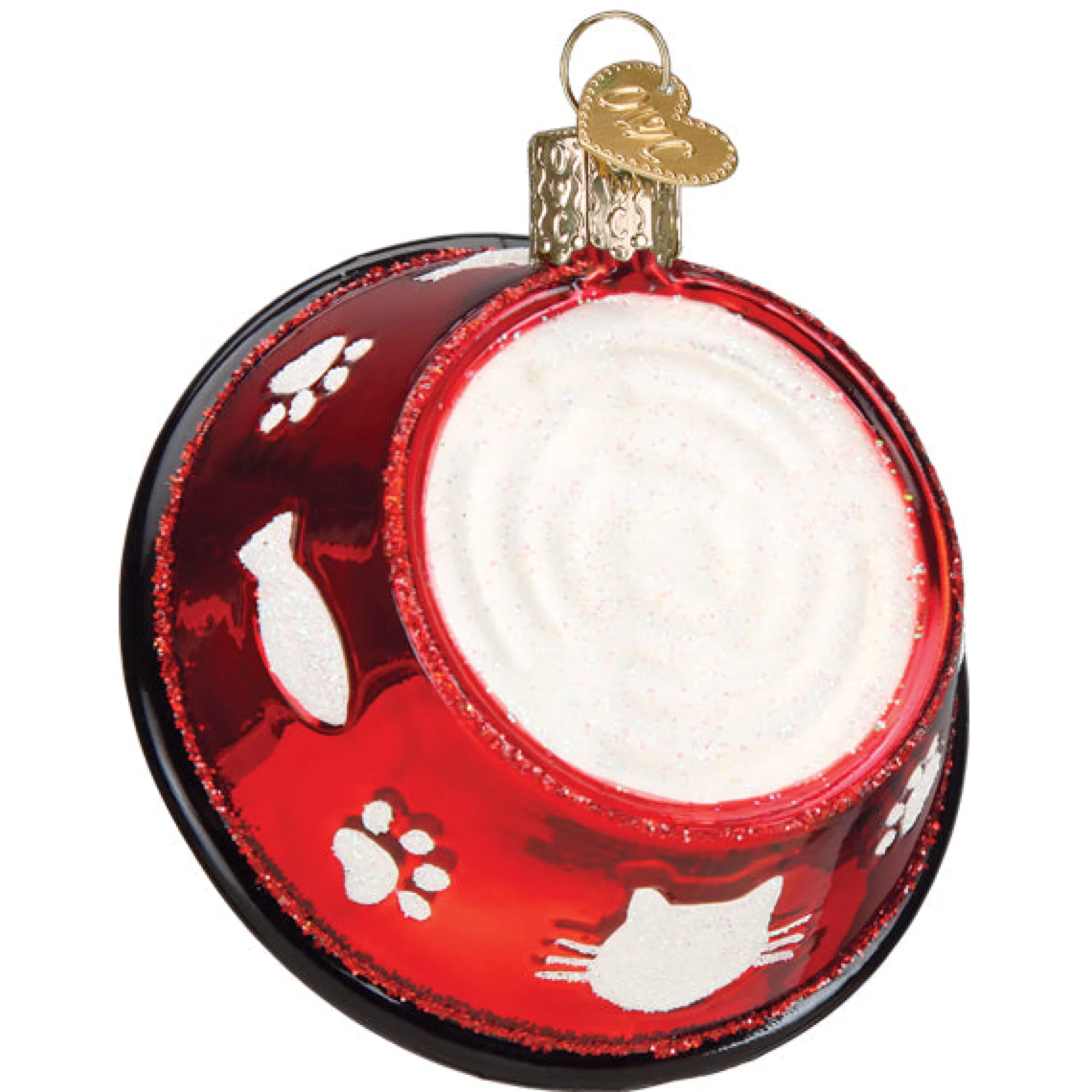 EAST WEST Kitty Bowl Ornament