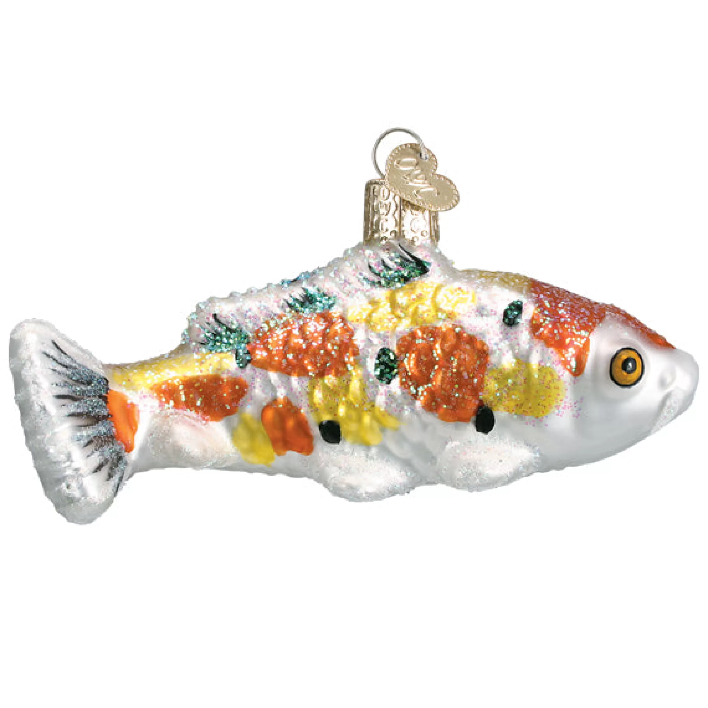 Kasa World Ltd Koi Yellow Spots Ornament