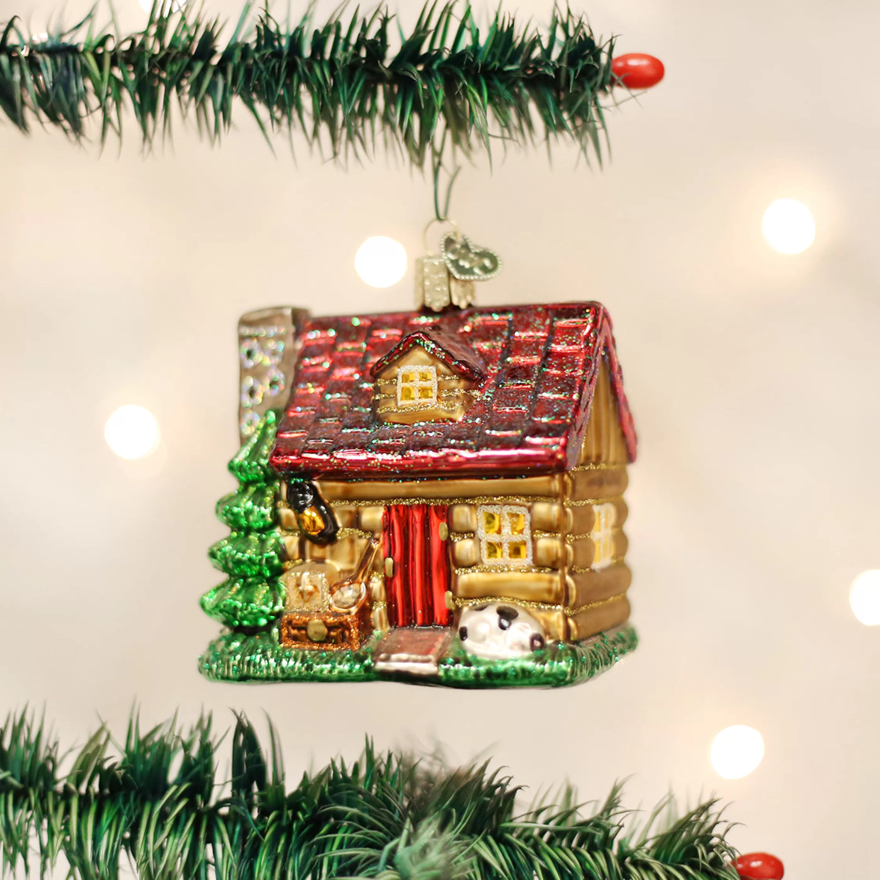 EAST WEST Lake Cabin Ornament