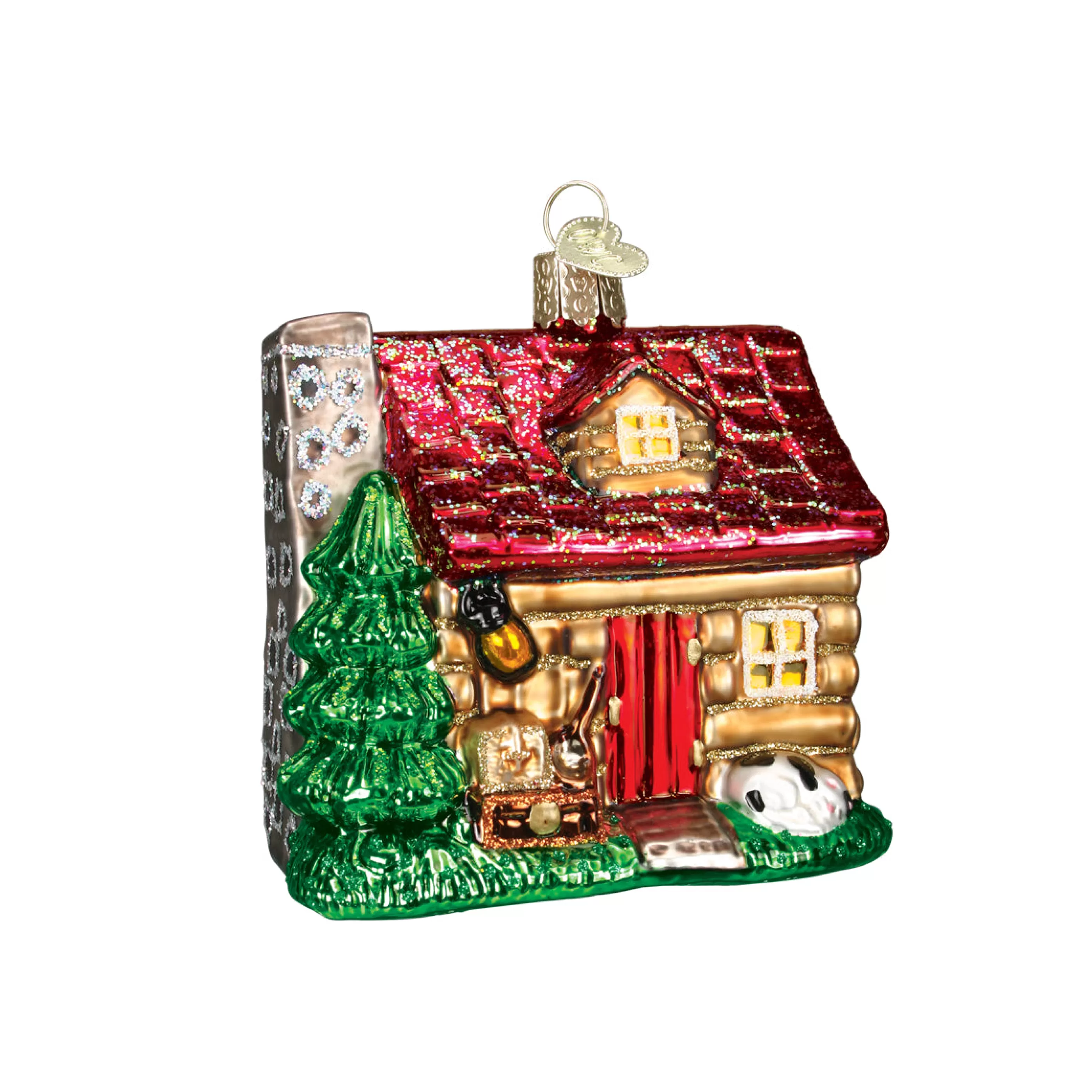 EAST WEST Lake Cabin Ornament