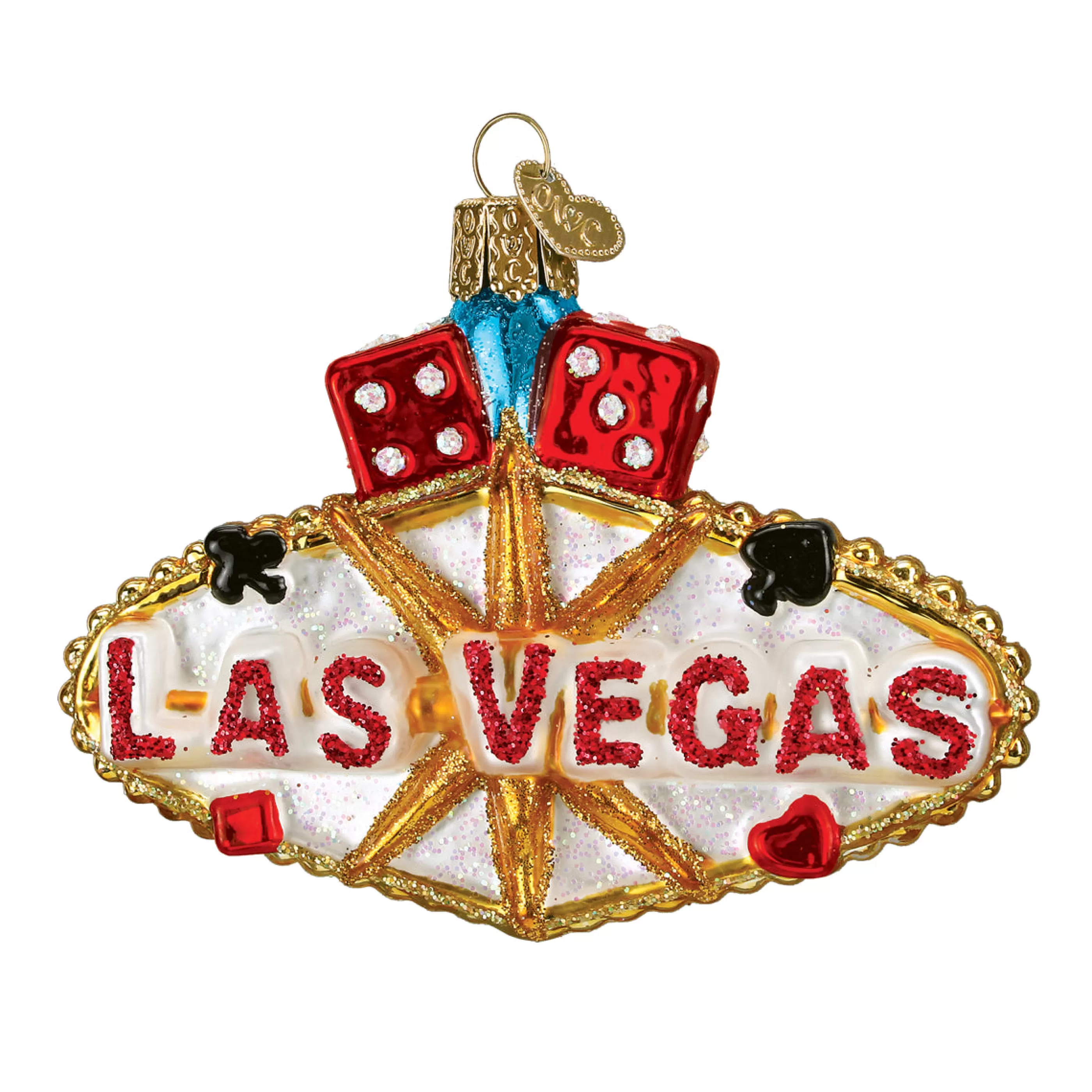 Kasa World Ltd Las Vegas Sign Ornament