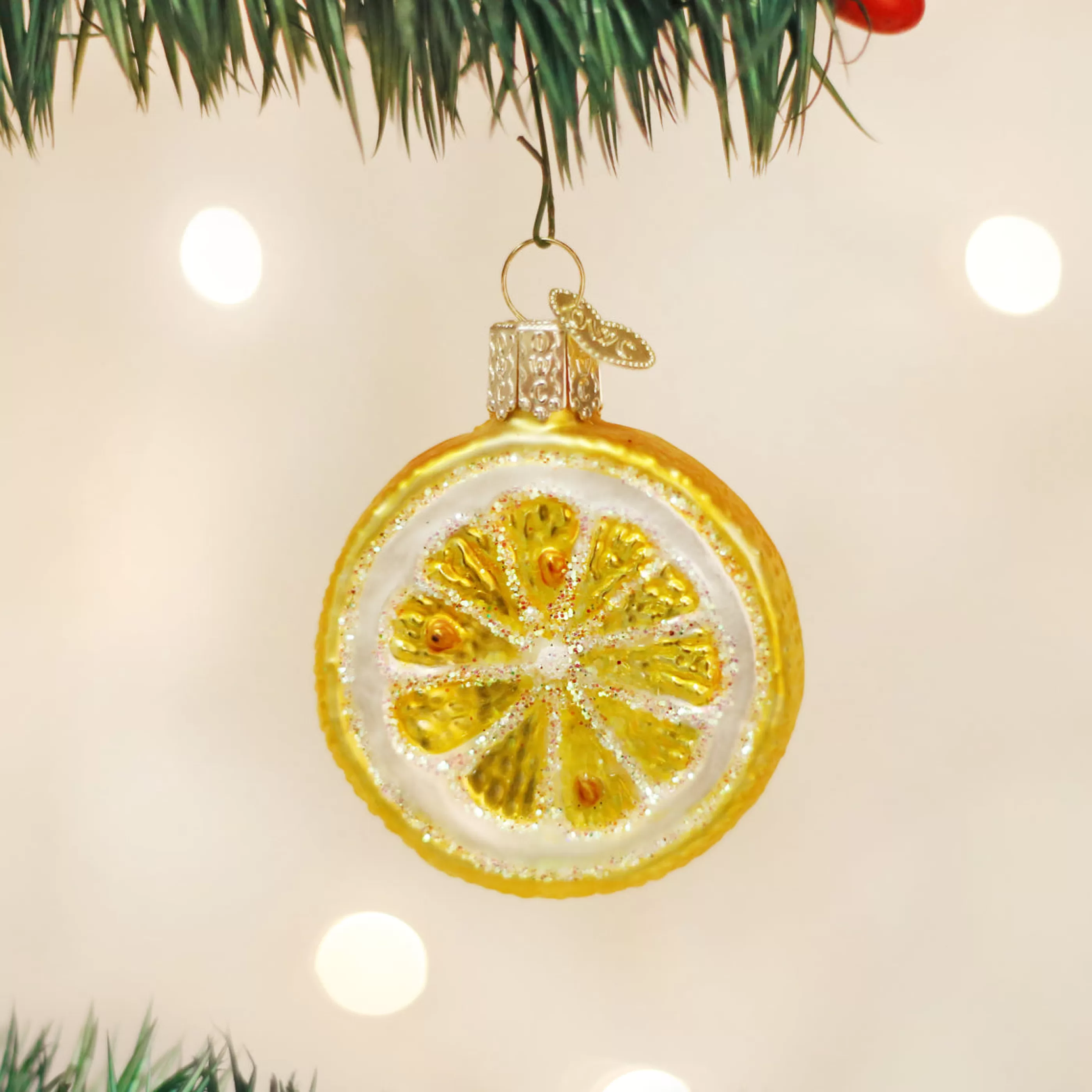 EAST WEST Lemon Slice Ornament