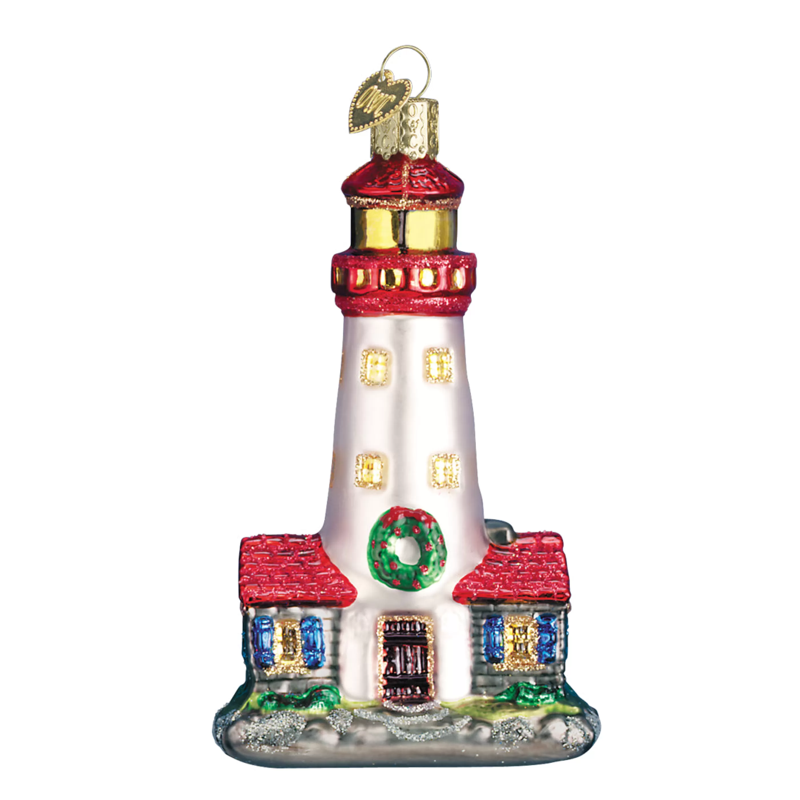 EAST WEST Lighthouse Ornament