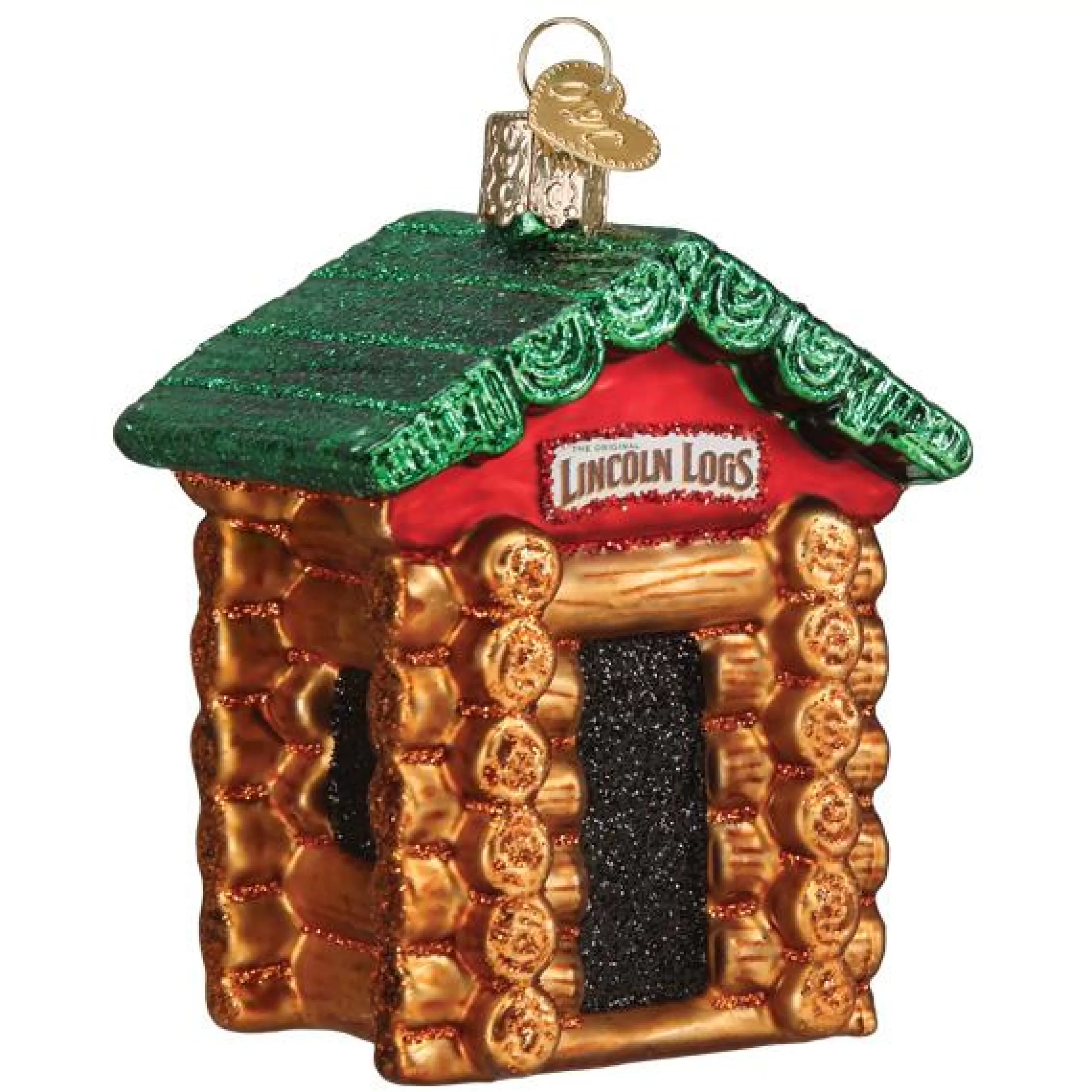 EAST WEST Lincoln Logs Ornament