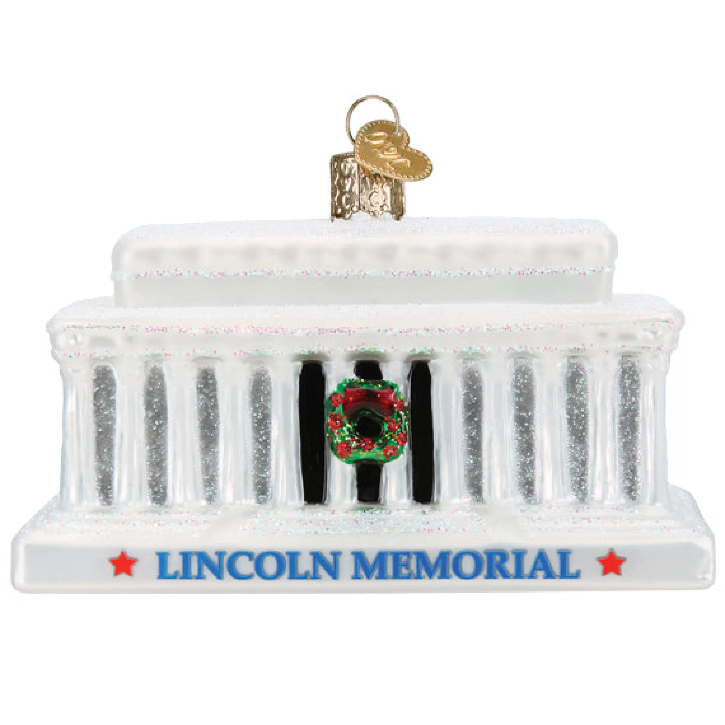 EAST WEST Lincoln Memorial Ornament