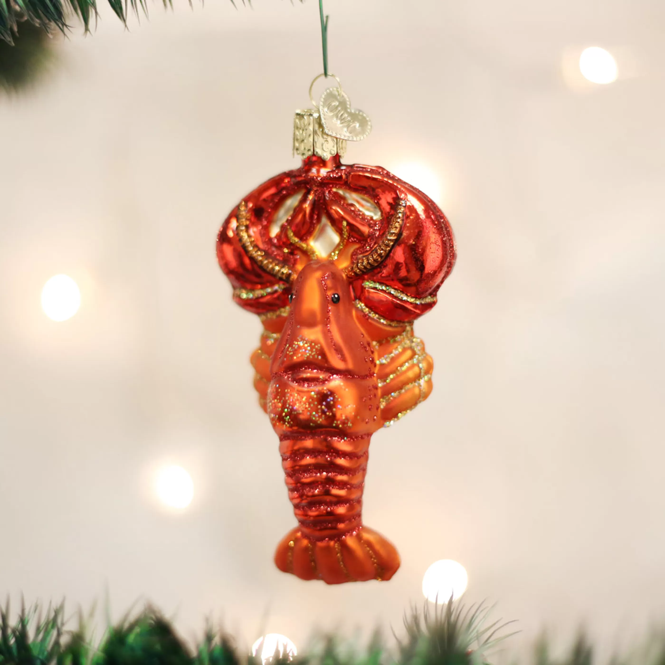 EAST WEST Lobster Ornament