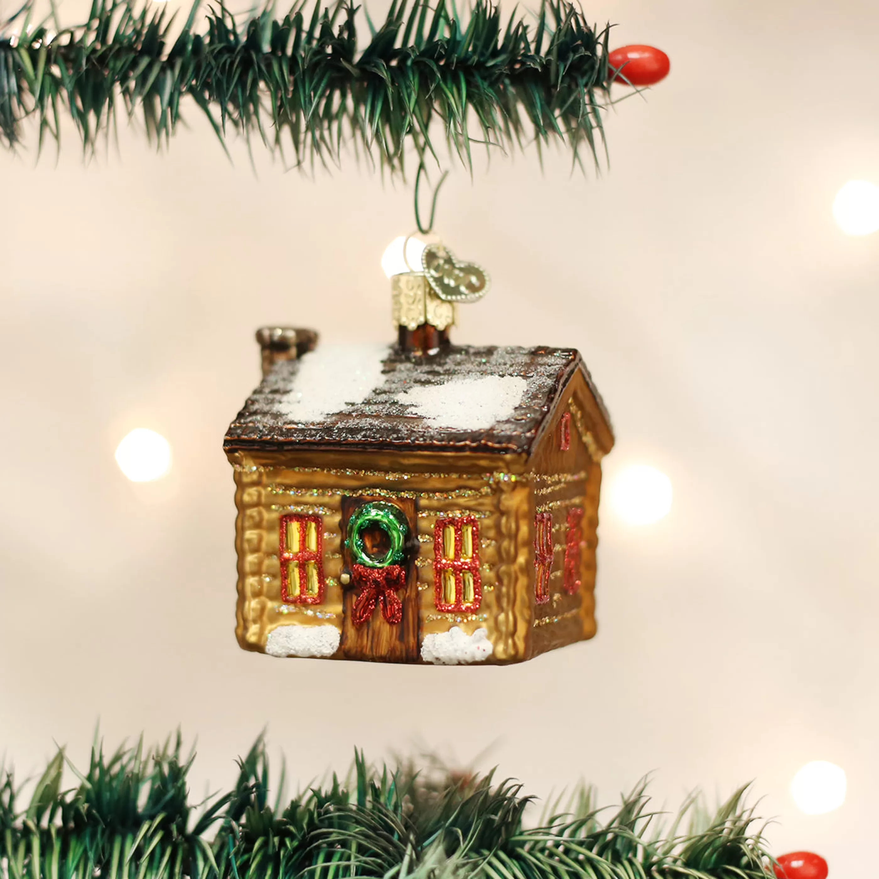 Kasa World Ltd Log Cabin Ornament