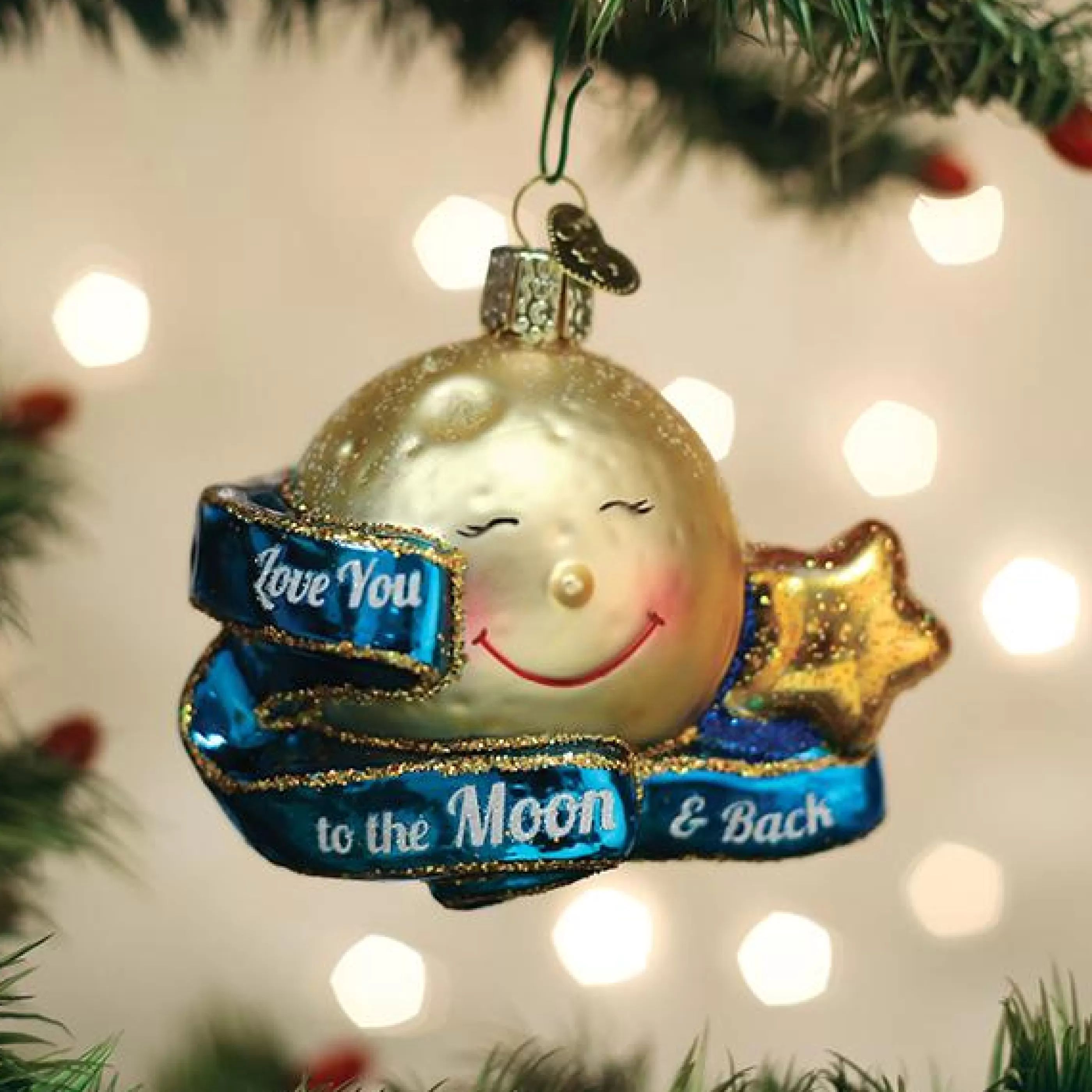 EAST WEST Love You To The Moon & Back Ornament